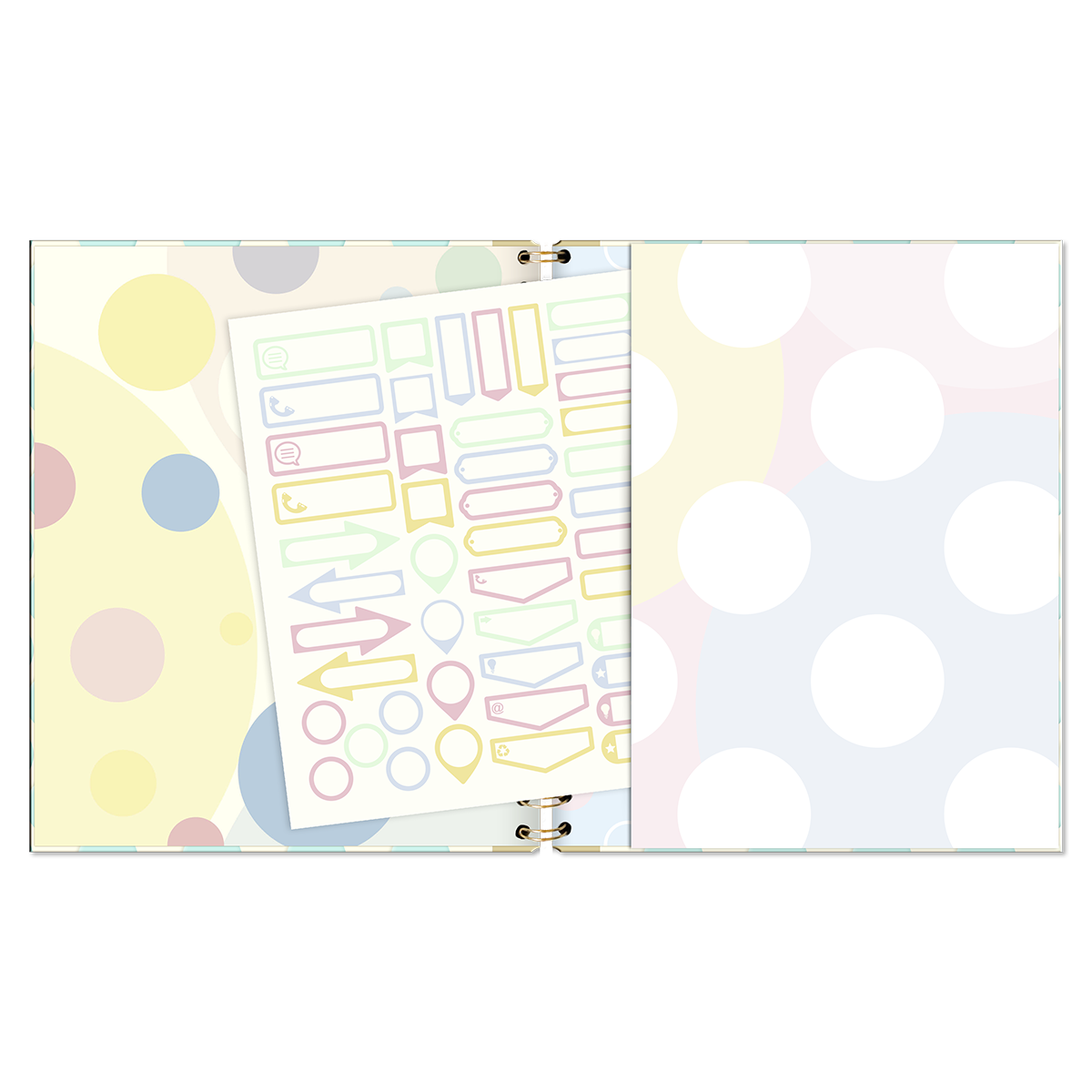 Agenda Floral Tiny Little Wonders Espiral Semana Vista 2024-3