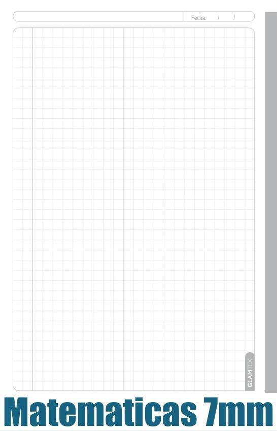 Cuaderno Glamtex Carta 120h 7mm Nat Gallery 4uni-7