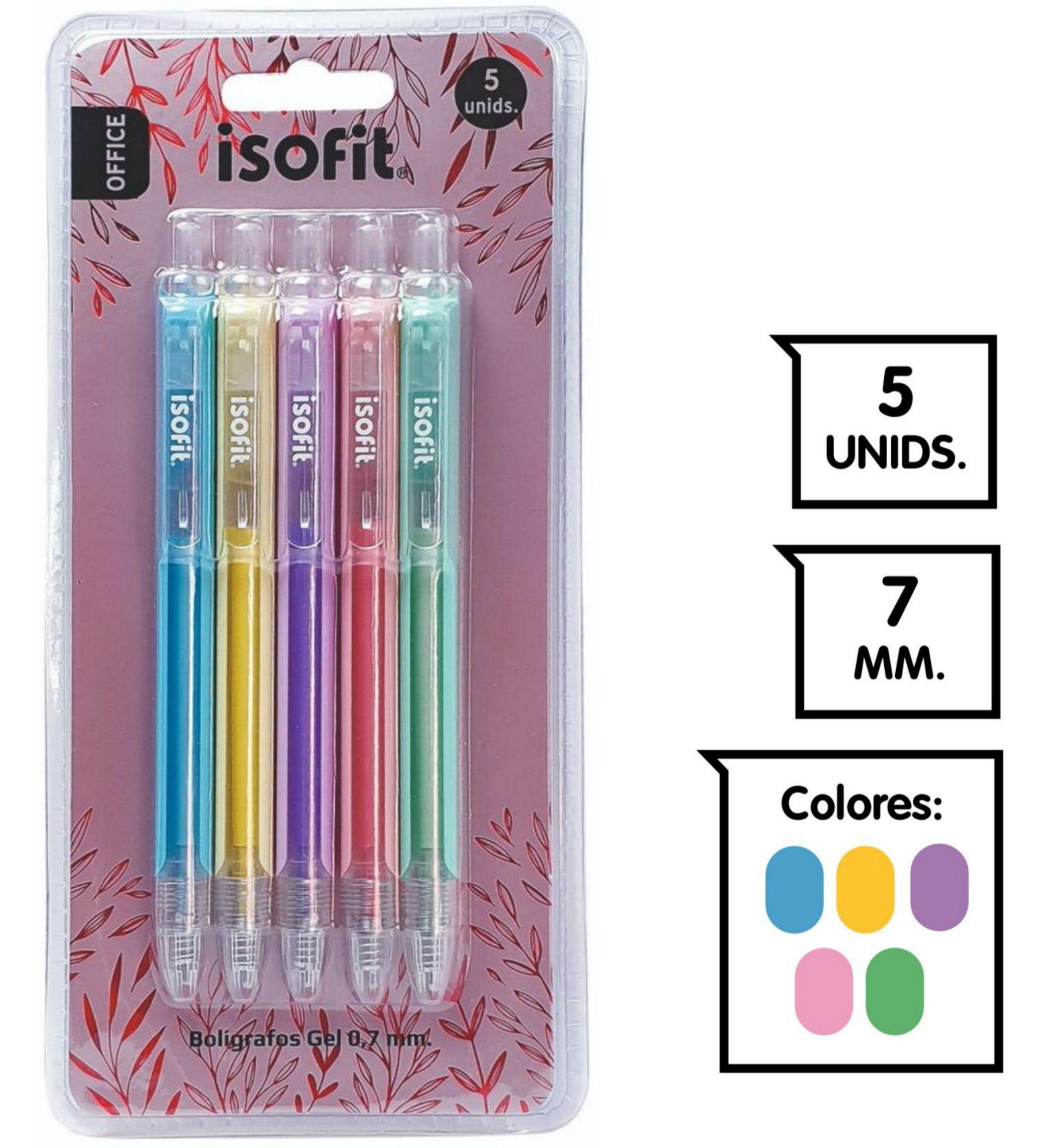 Libreta Lujo Cuaderno MAFALDA Super Azul + Lapices Gel(5)-5