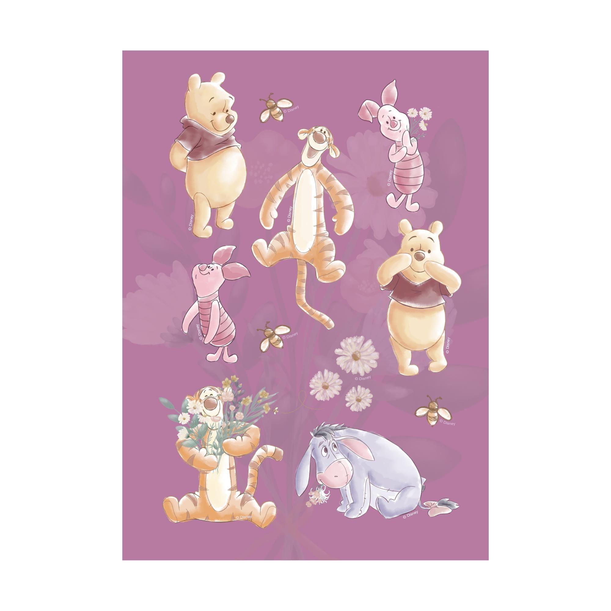 Planner Ascott Winnie Pooh Floral Rosa 2027 17,8x23,5 cm-4