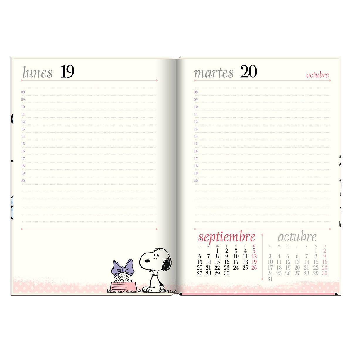 Agenda Snoopy Summer Beach Dia x Pagina 2023-3