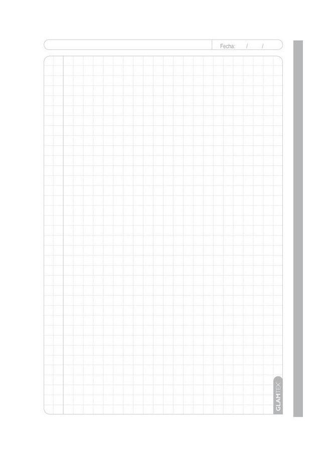 Cuaderno Glamtex Carta 120h 7mm Corazones 4uni-7