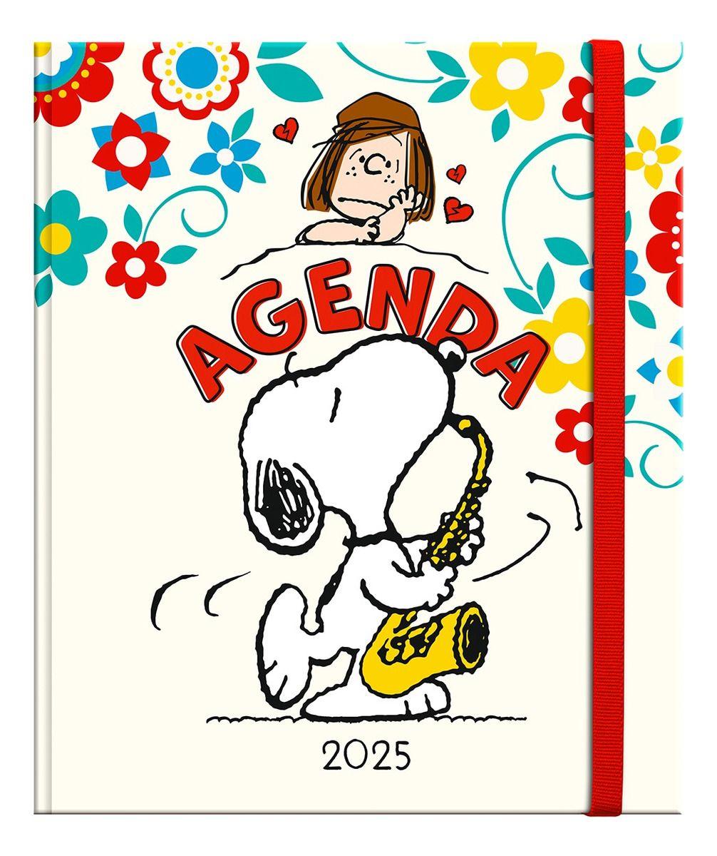 Agenda Snoopy Disfruta la Vida Semana a la Vista 2025-0
