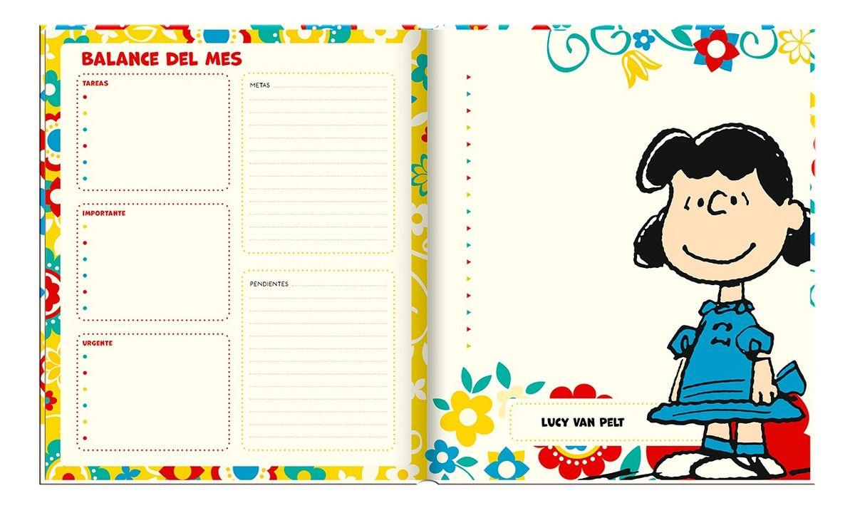 Agenda Snoopy Disfruta la Vida Semana a la Vista 2025-1