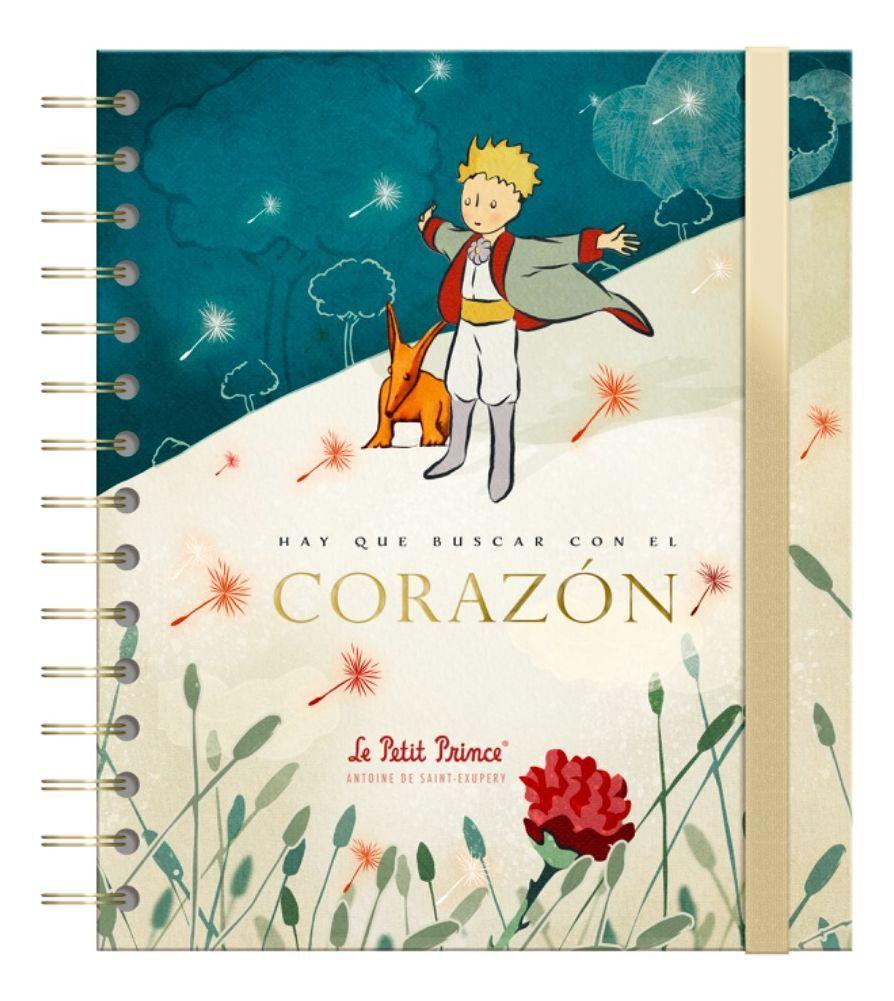 Libreta Cuaderno Nota EL PRINCIPITO BUSCAR CON EL CORAZON-0