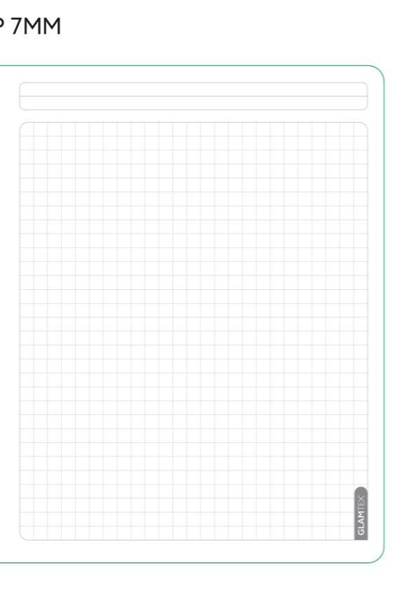 Cuaderno Glamtex Univesitario T.dura 100h 7mm Liso 10u-7