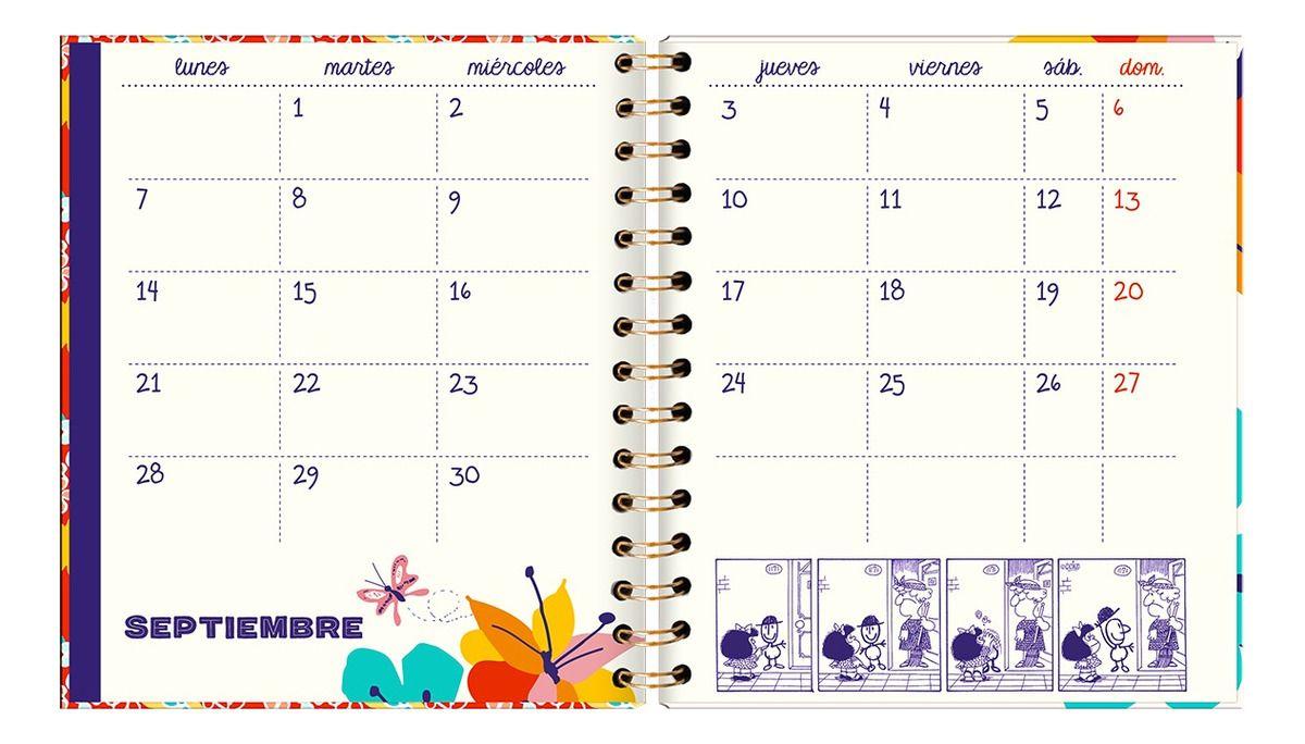 Agenda Mafalda Pocket Contigo a todas Partes Sem Vista 2025-3