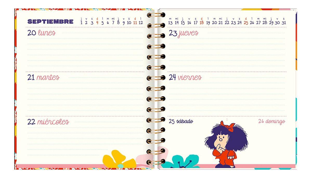 Agenda Mafalda Pocket Contigo a todas Partes Sem Vista 2025-4