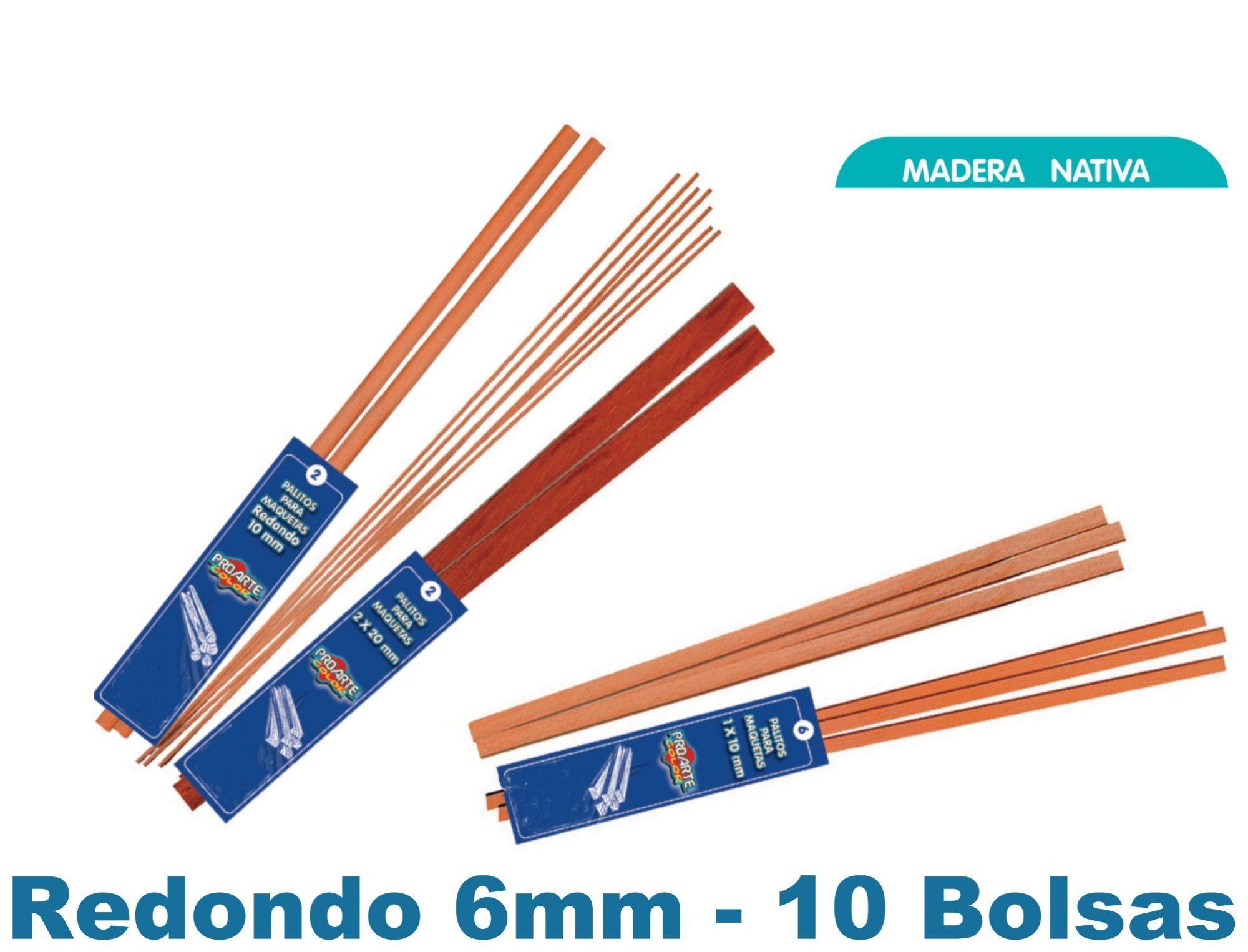Palo Maqueta Redondo 6mm Rauli Bolsa (4uni) - 10bolsas-1