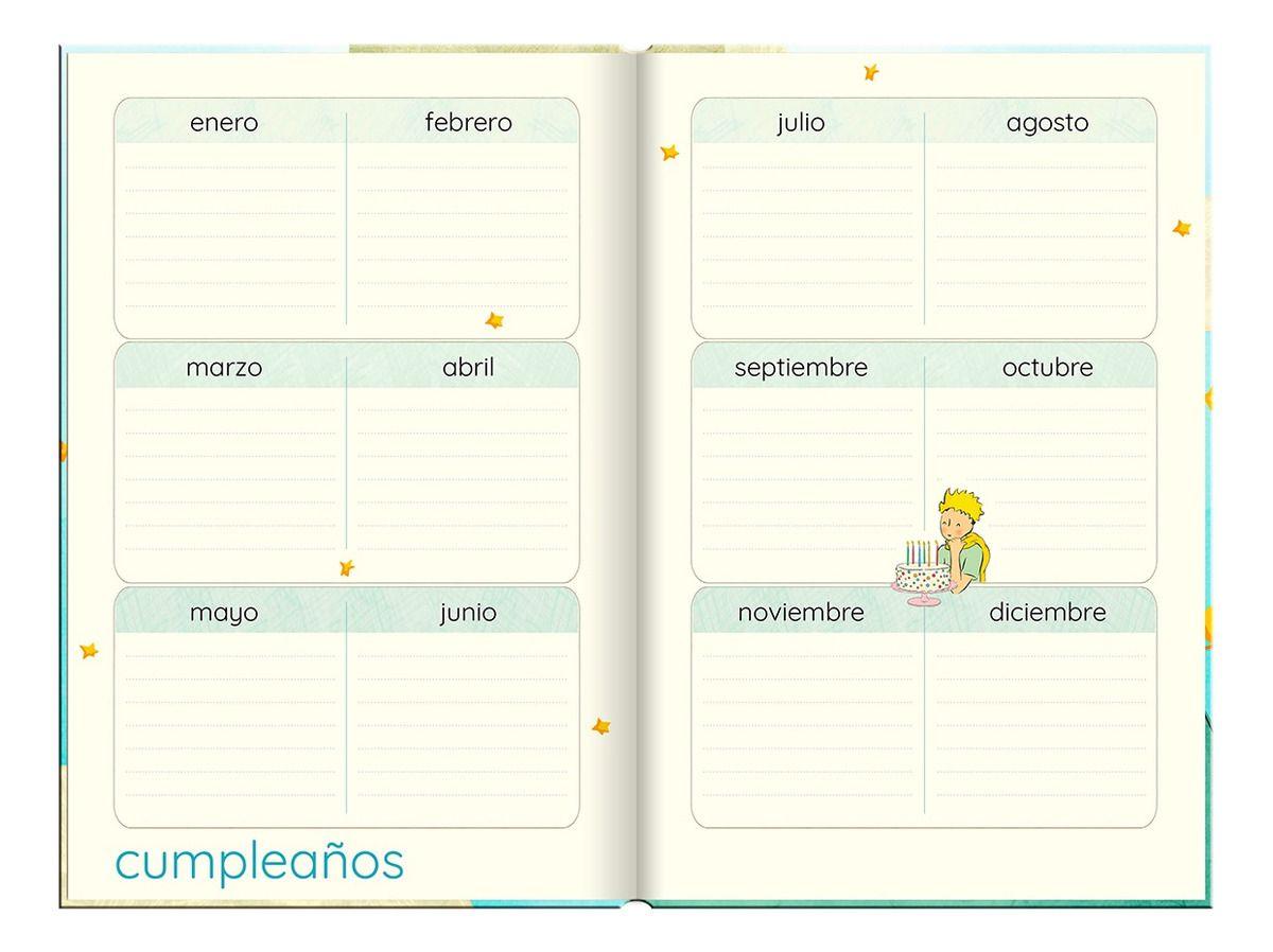 Agenda El Principito Nuestro Tiempo Juntos Sem Vista 2025-2