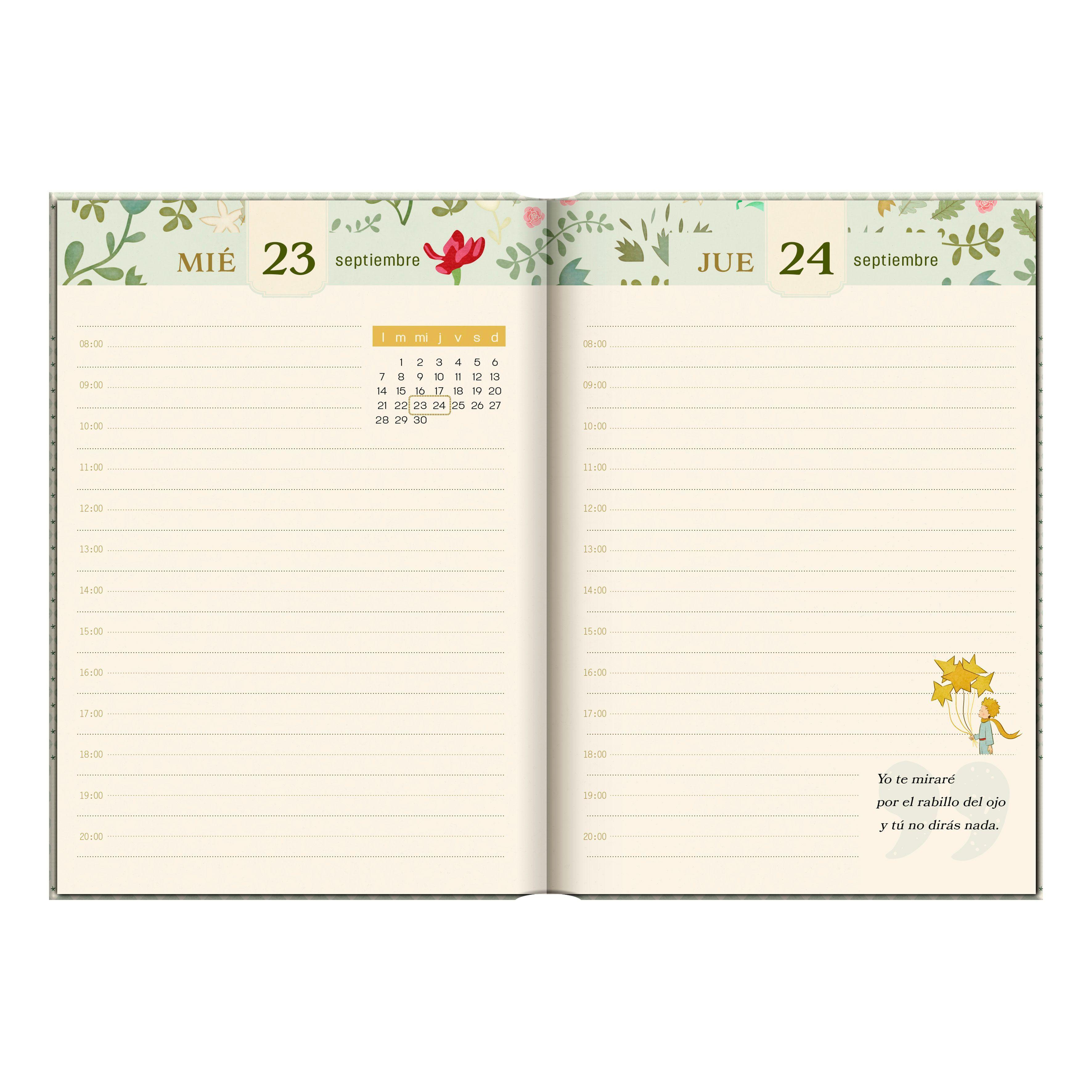 Agenda El Principito Un Poco Mas Cerca de Ti Dia x Pag 2026-2