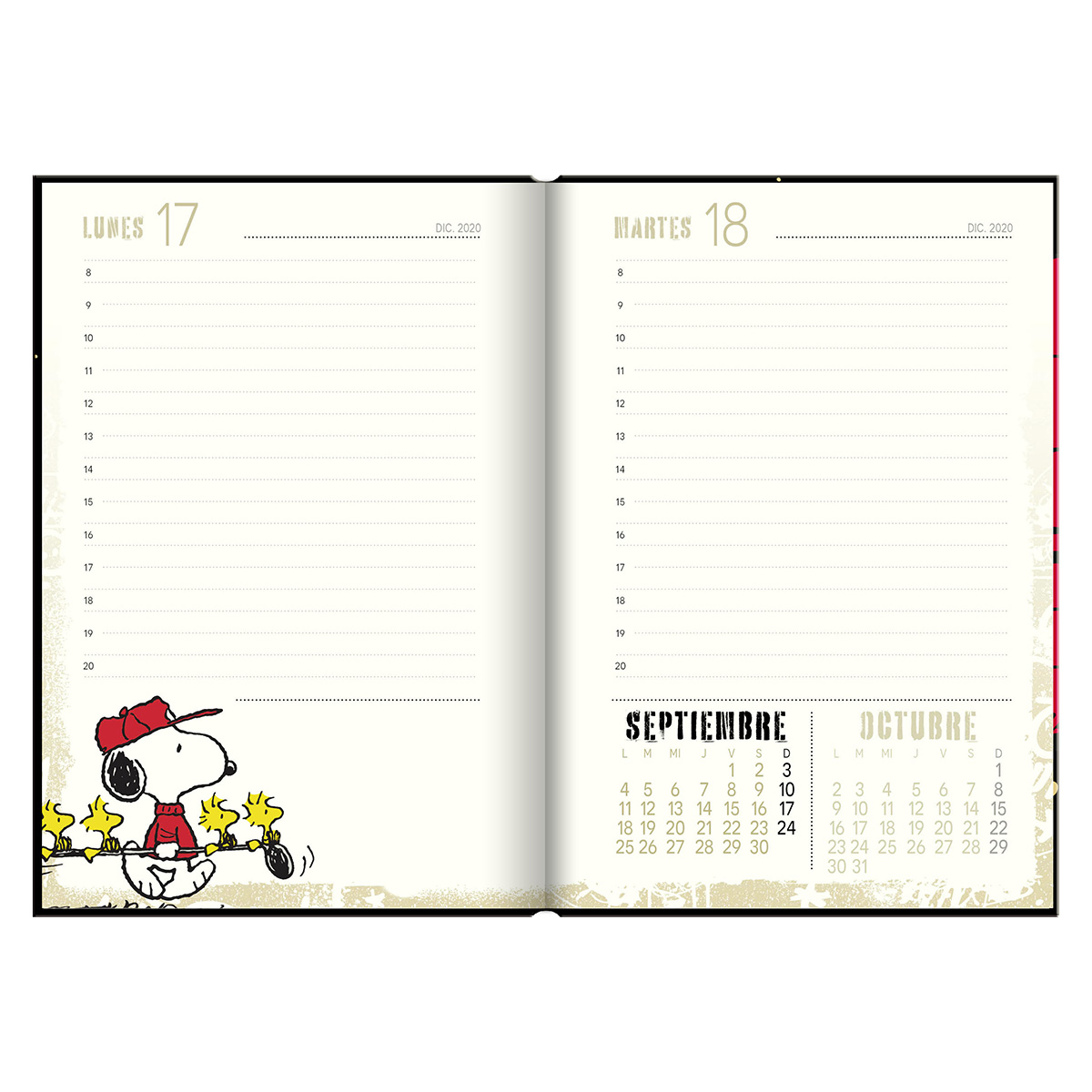 Agenda Snoopy Super Cool Dia x Pagina 2023-3