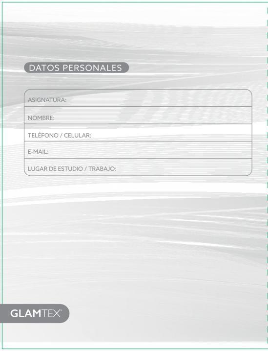 Cuaderno Glamtex Univesitario Tapa Dura 100h 5mm Liso 10u-7