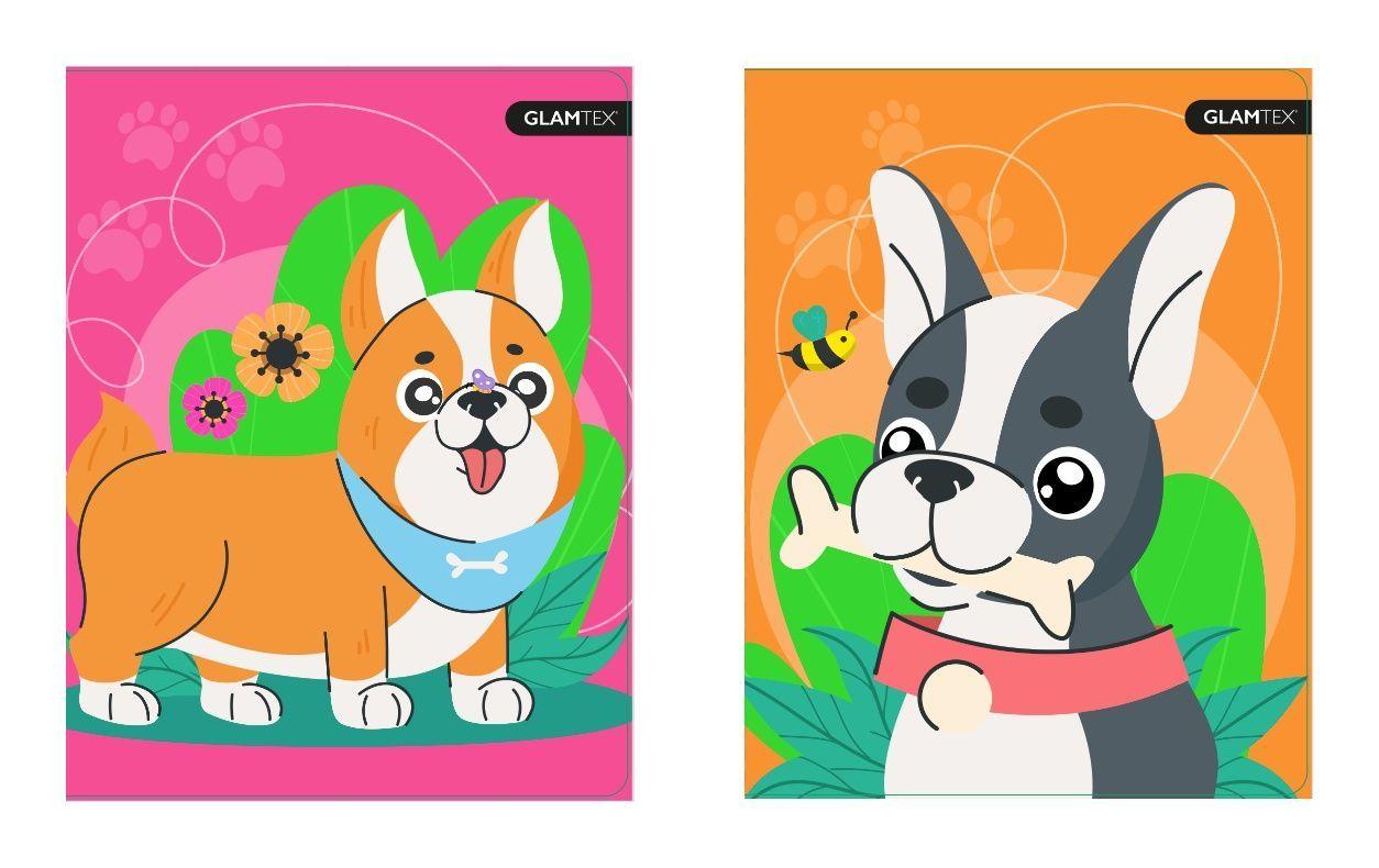 Cuaderno Glamtex Univesitario T.dura 100h 7mm Mascotas 10un-3