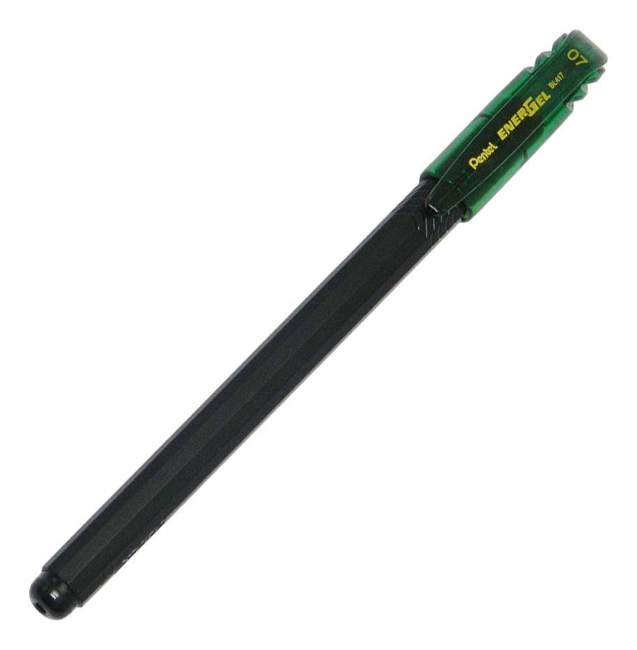 Roller Energel Lapiz Gel Pentel Makkuro 0,7mm Verde - 12uni-3