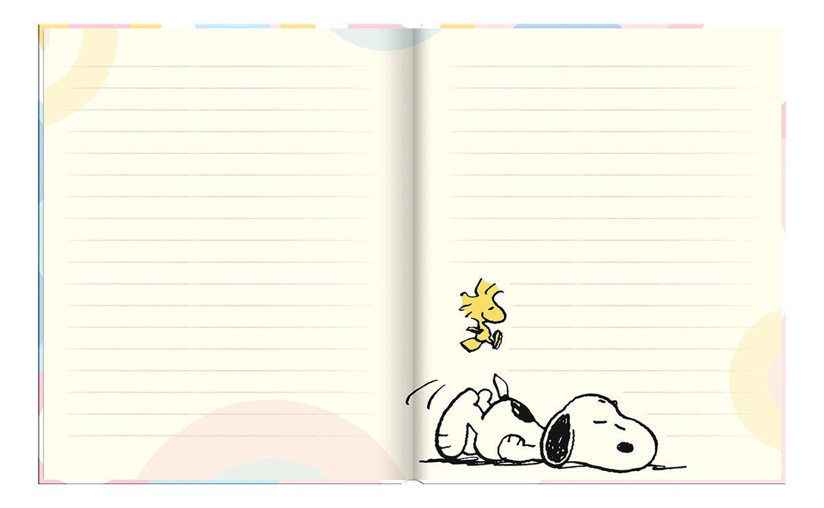 Caja Lujo Libreta Set(3) SNOOPY - 3 veces FULL PASTEL SNOOPY-1