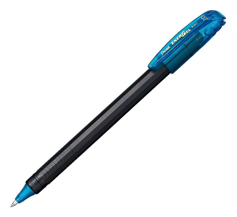 Roller Energel Lapiz Gel Pentel Makkuro 0,7mm Sky Blue - 12u-2