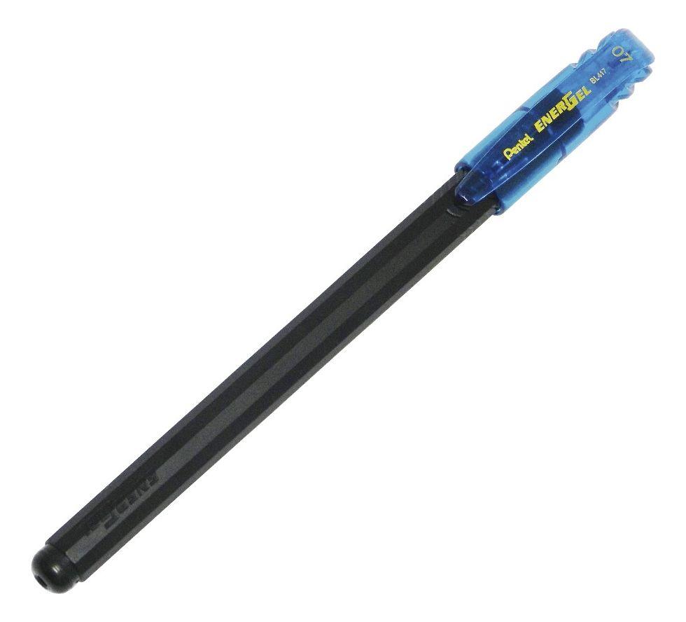 Roller Energel Lapiz Gel Pentel Makkuro 0,7mm Sky Blue - 12u-3