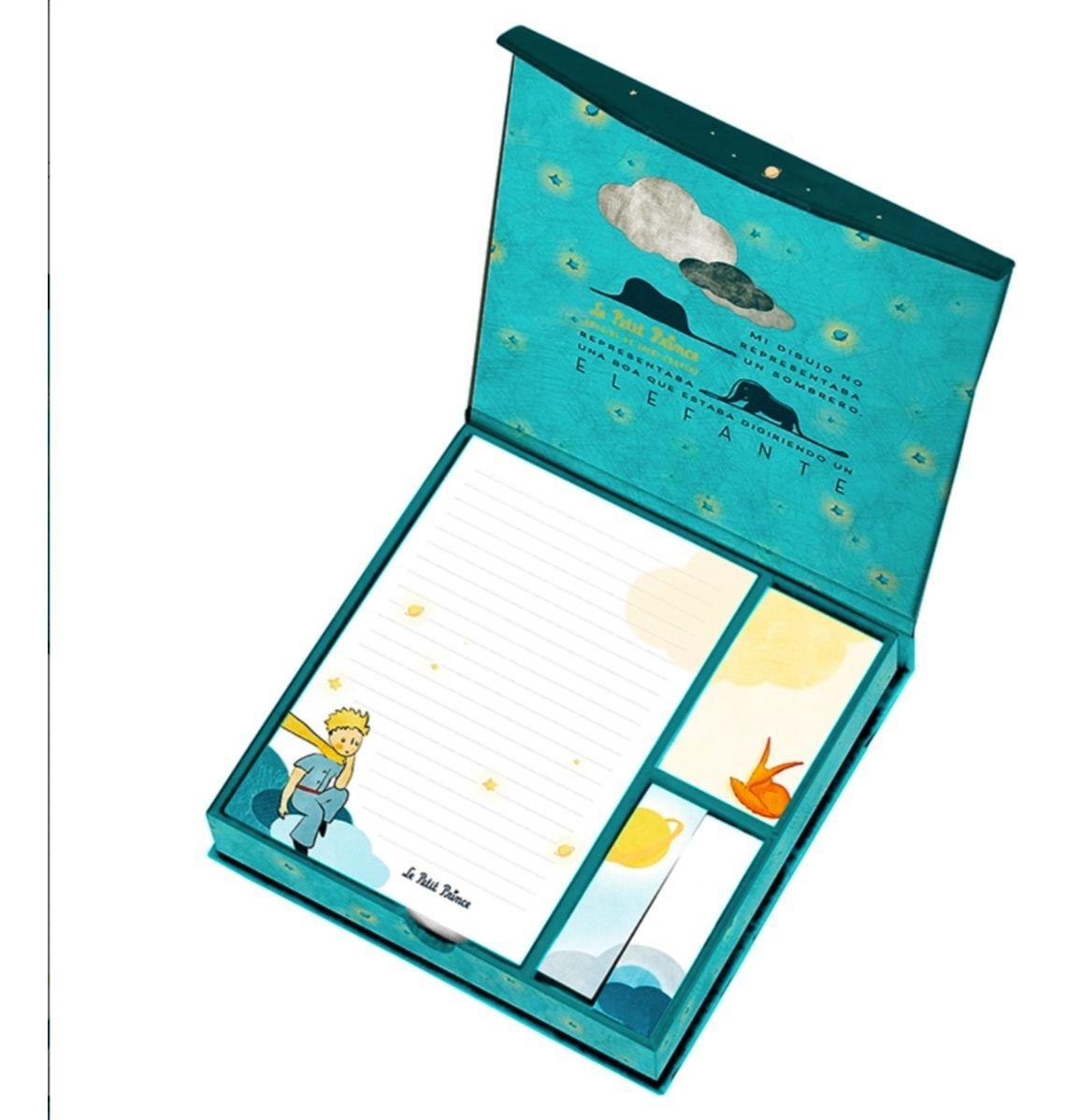 Caja Magnetica Lujo Notas y Block PRINCIPITO + Lapiz Gel (5)-1