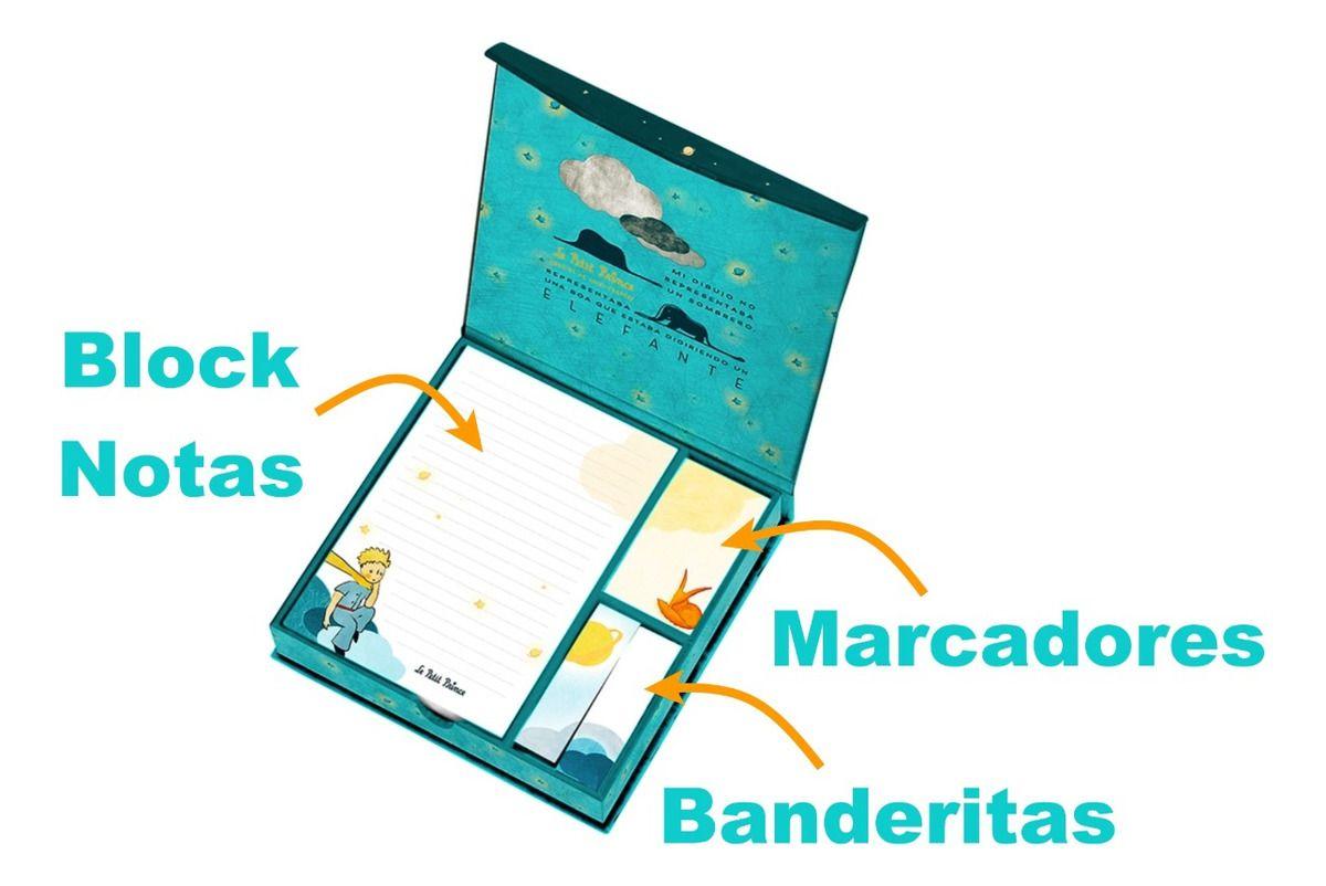 Caja Magnetica Lujo Notas y Block PRINCIPITO + Lapiz Gel (5)-2