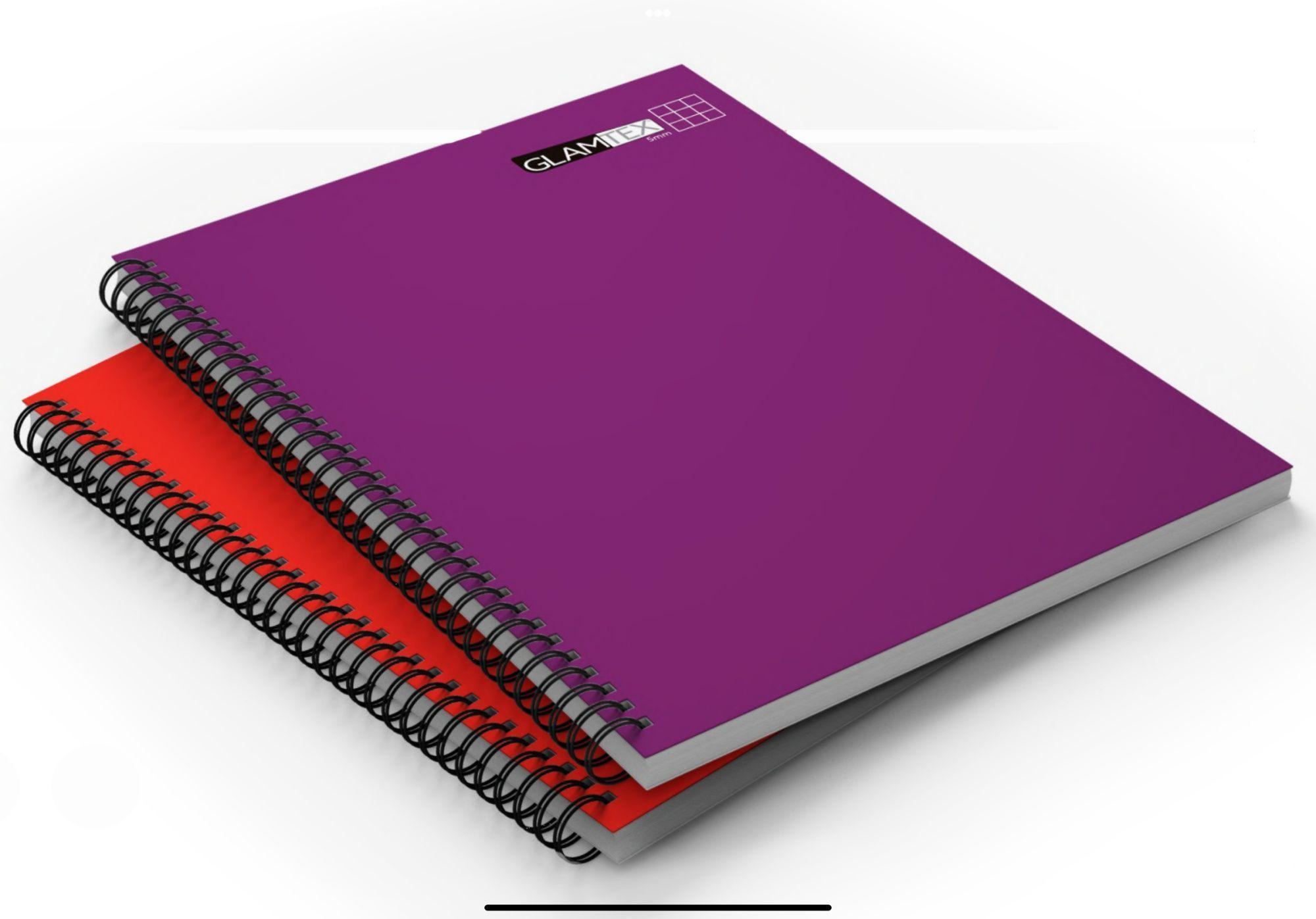 CUADERNO UNIVERSITARIO 100H MATEMATICA 5MM 8U COLORS GLAMTEX-1