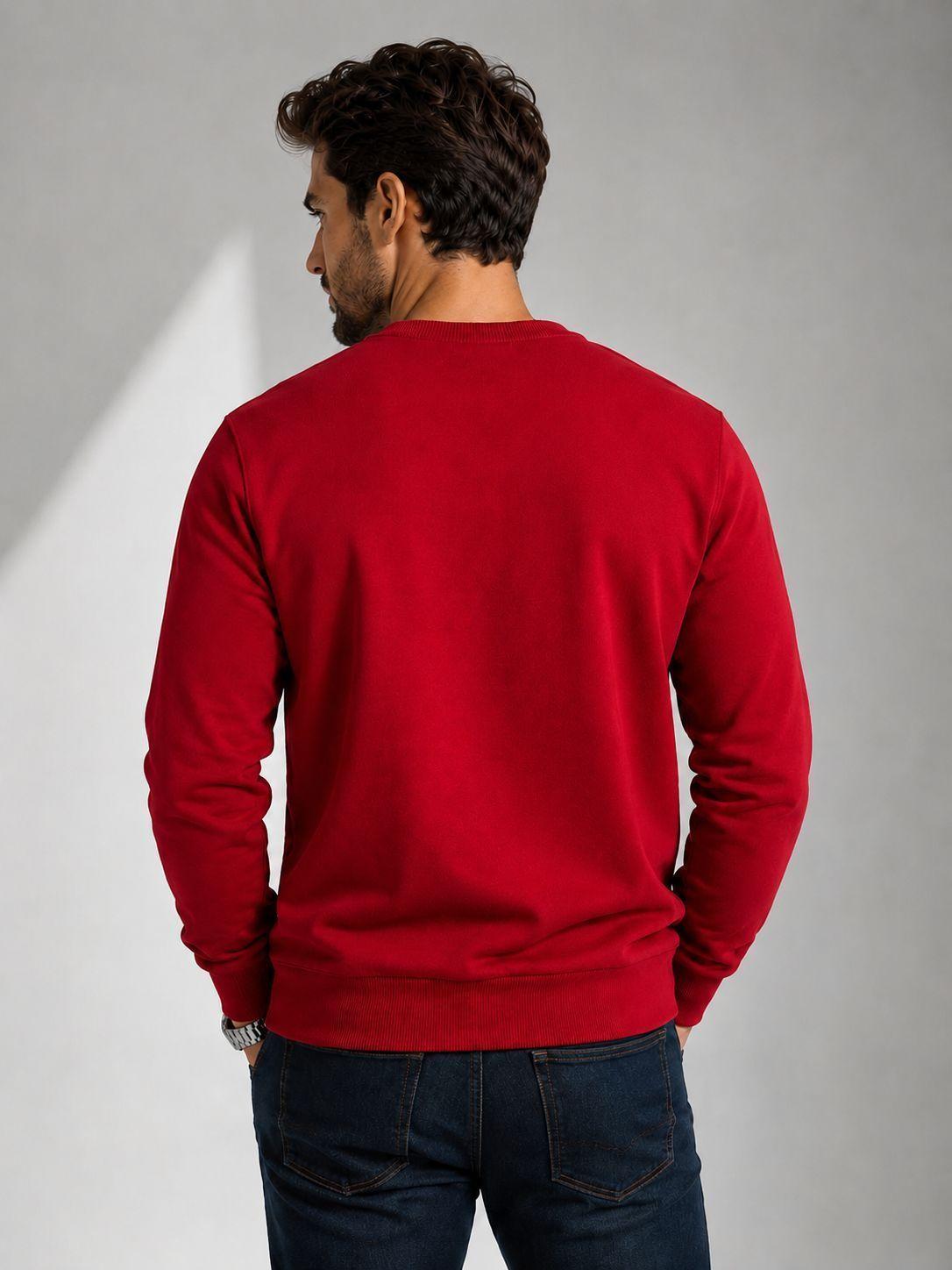 Poleron Polo Cuello Redondo 340g De Hombre 70 30 Basico-1