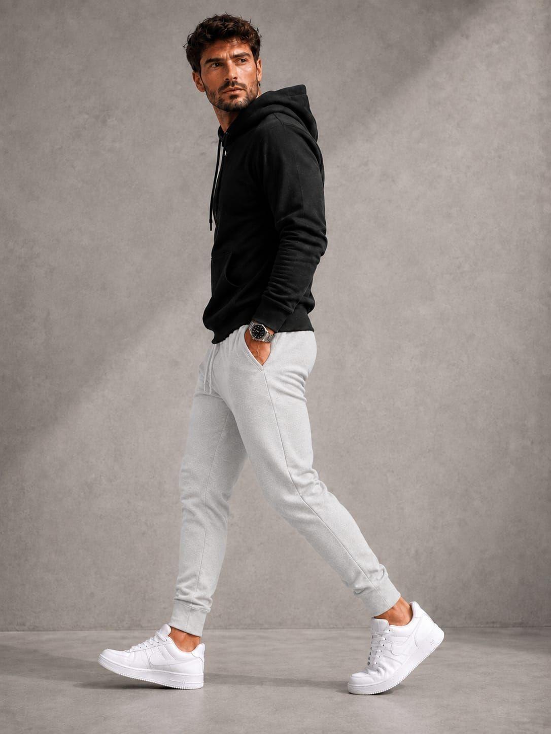 Pantalon Buzo Jogger Basico Ajustable Deportivos Elasticado Estampar Unisex-2