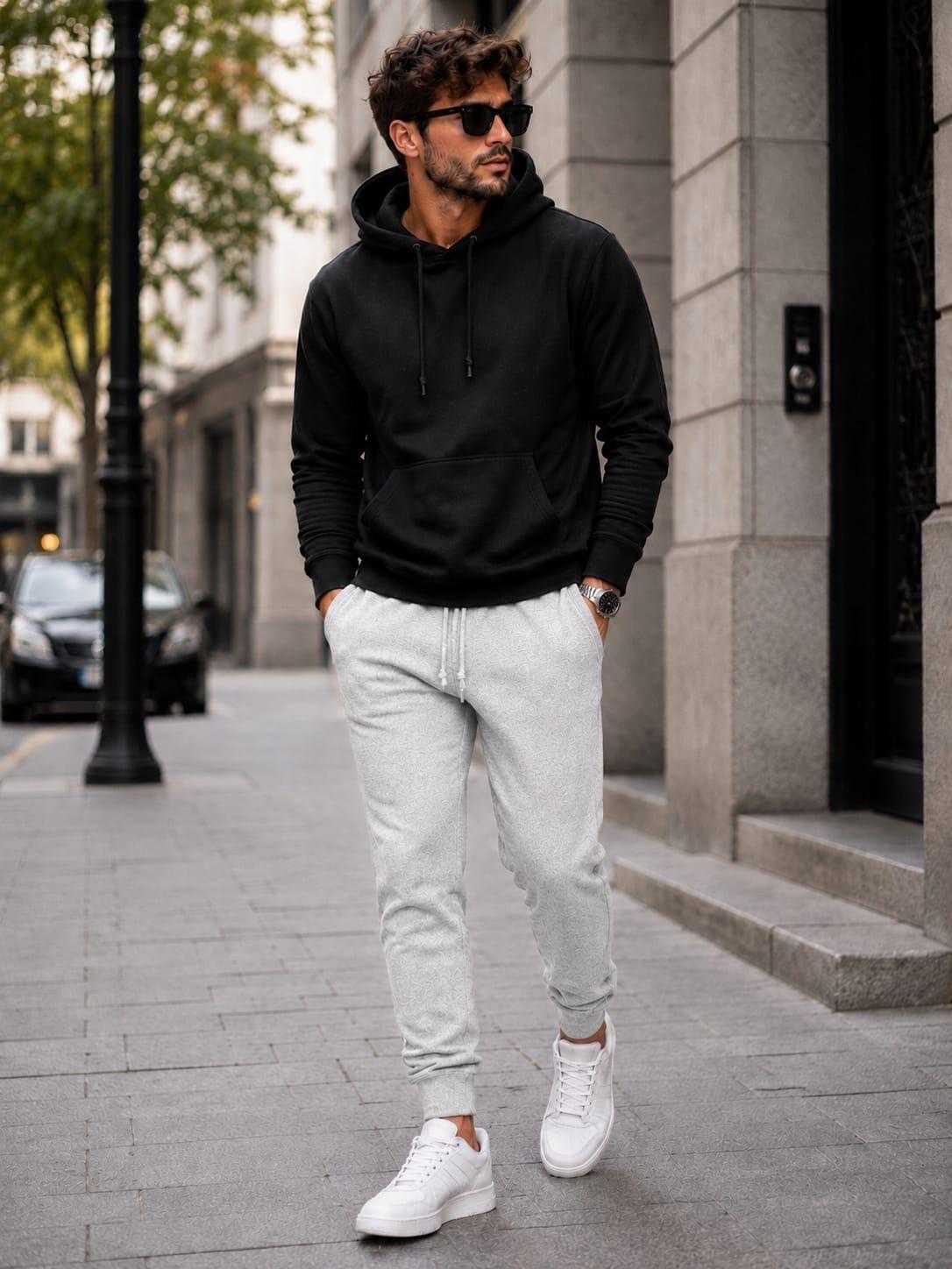 Pantalon Buzo Jogger Basico Ajustable Deportivos Elasticado Estampar Unisex-3