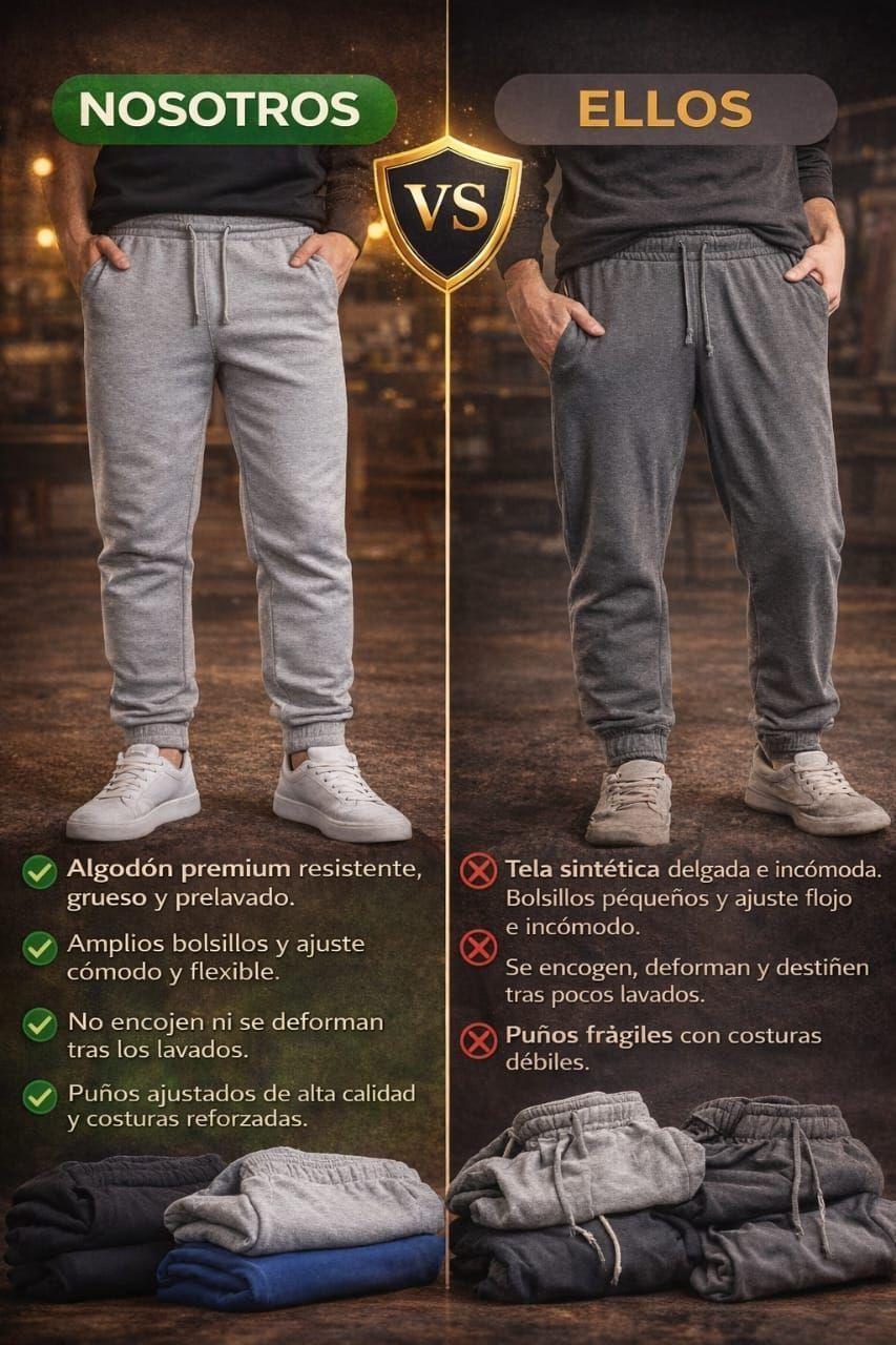 Pantalon Buzo Jogger Basico Ajustable Deportivos Elasticado Estampar Unisex-2