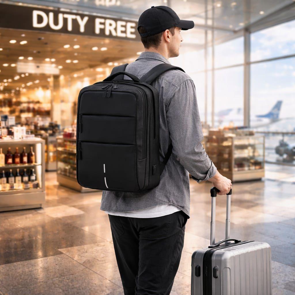 Mochila Viaje Notebook Cabina Impermeable Usb 35l-8