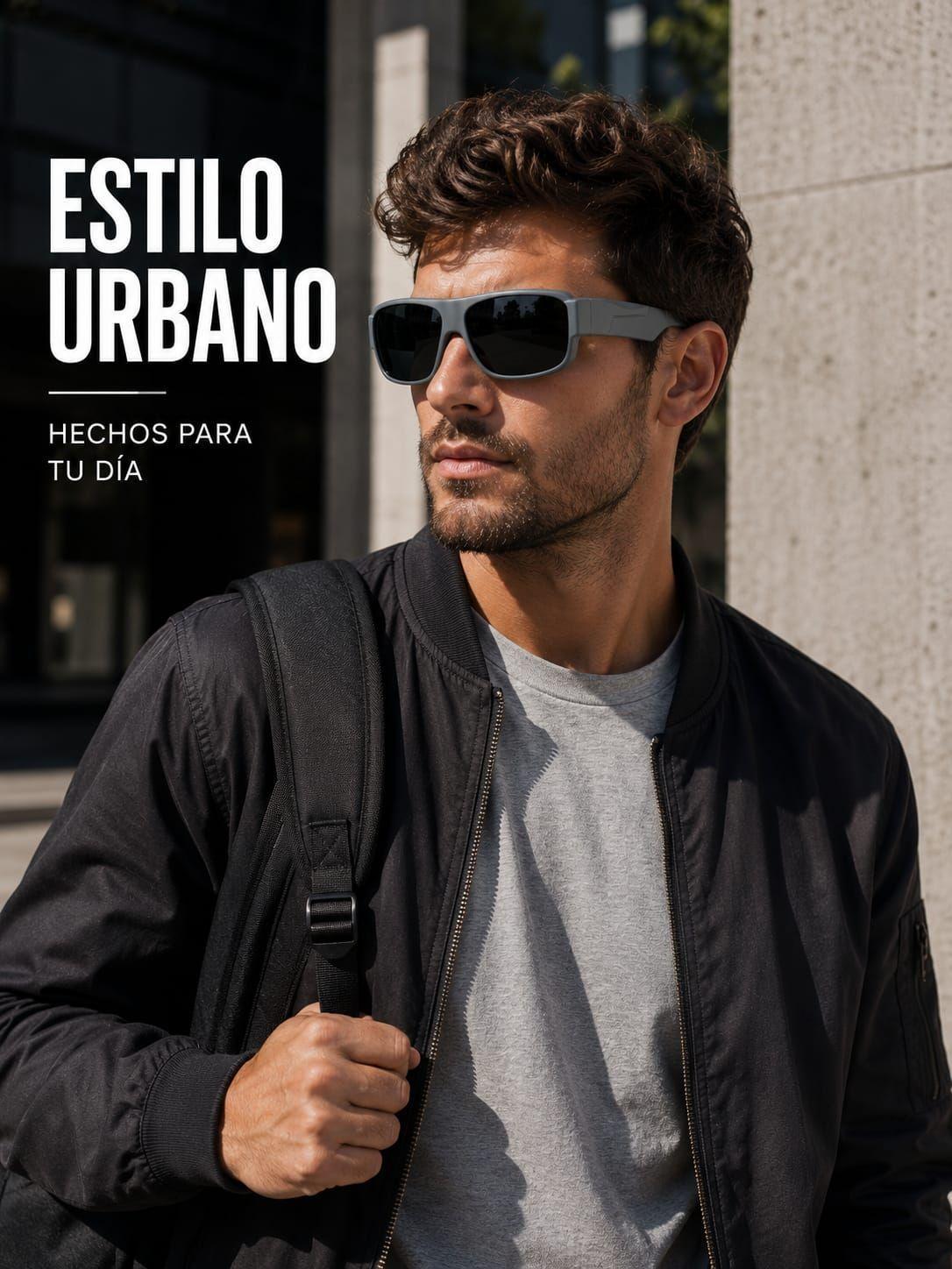 Lente De Sol Proteccion Uv400 Polarizado De Hombre Con Caja-5