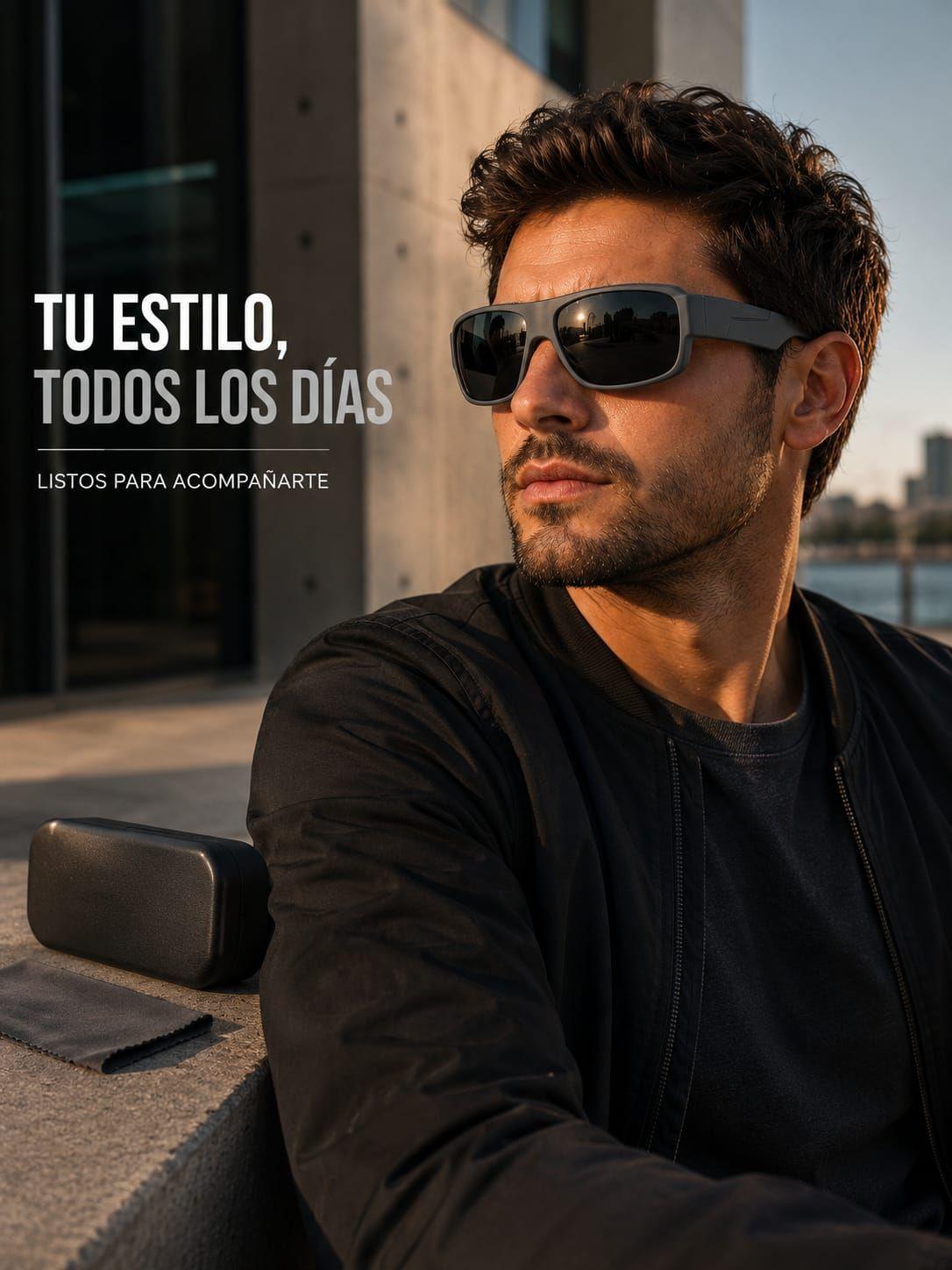 Lente De Sol Proteccion Uv400 Polarizado De Hombre Con Caja-7
