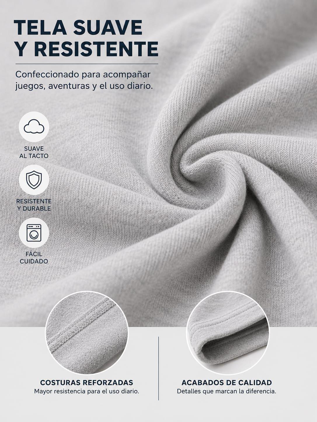 Pantalon De Buzo Recto Basico 240g Ajustable 70 30 Unisex-4