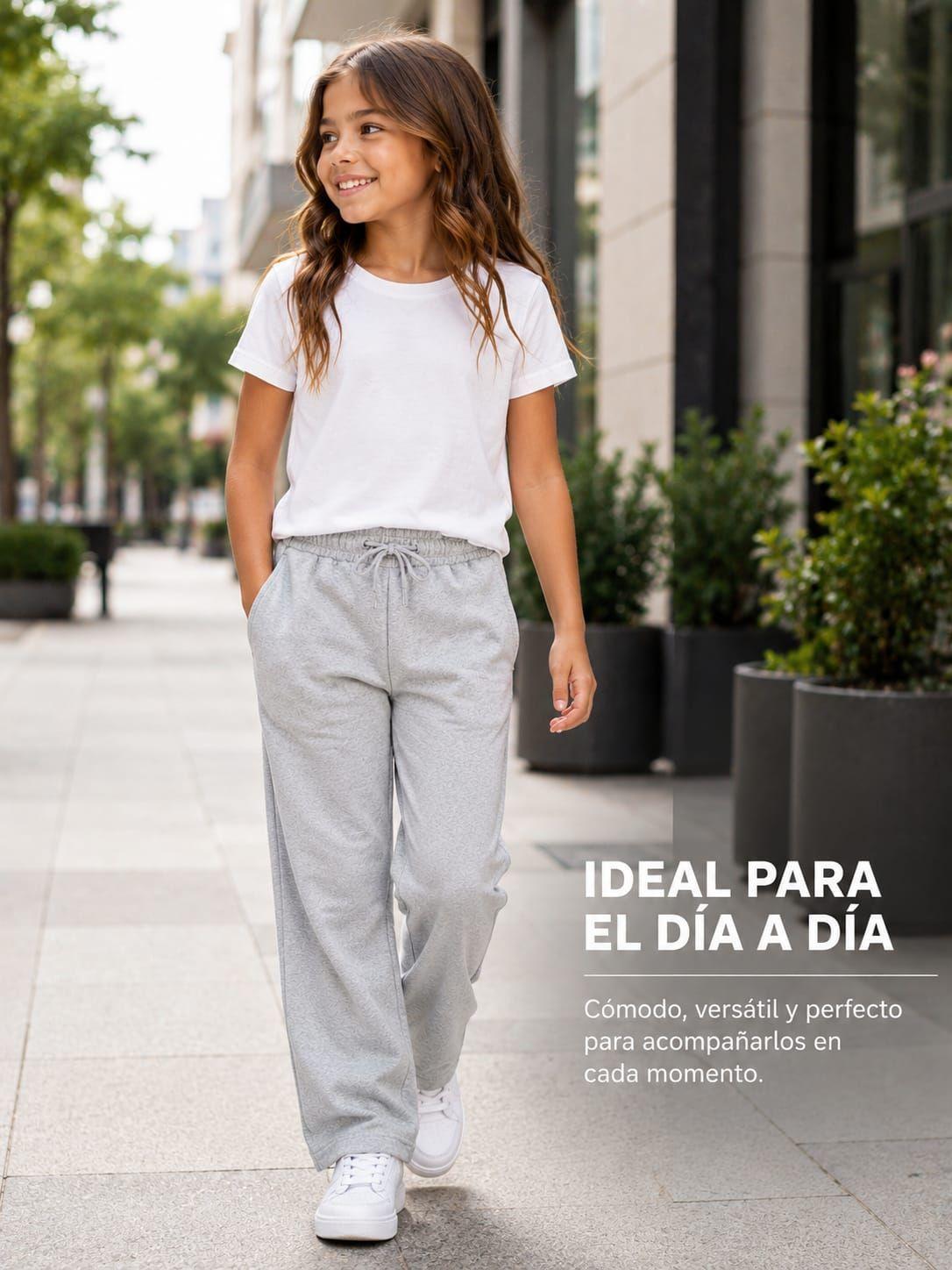 Pantalon De Buzo Recto Basico 240g Ajustable 70 30 Unisex-5