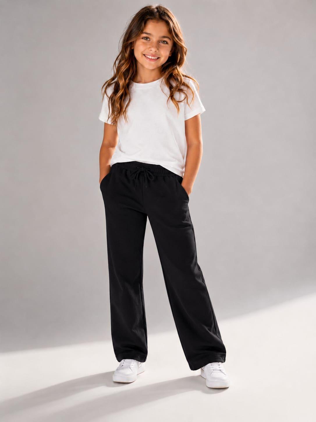 Pantalon De Buzo Recto Basico 240g Ajustable 70 30 Unisex-0
