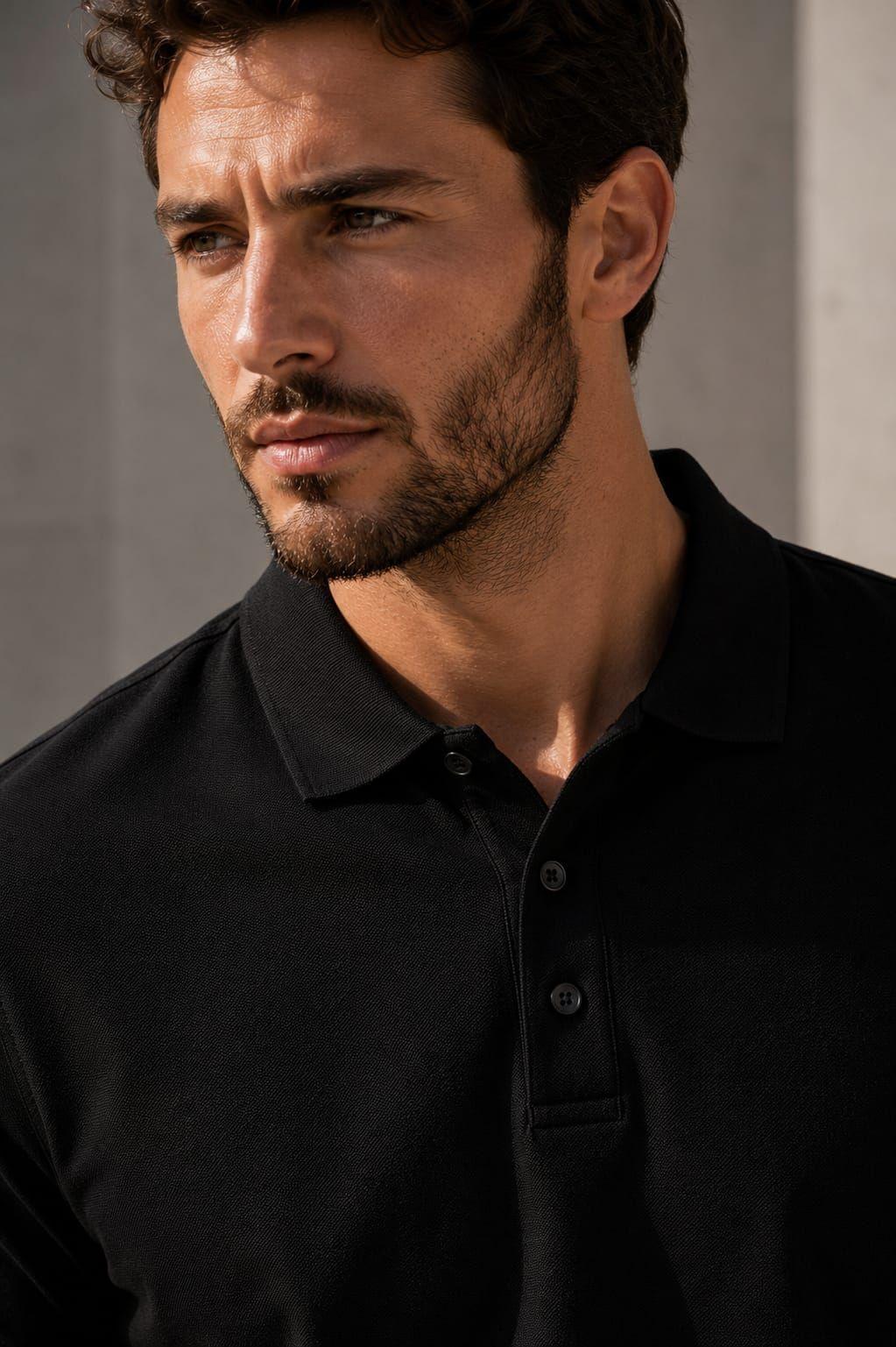 Polera Pique Polo Basica 60 40 Manga Corta 240gm Trabajo-4