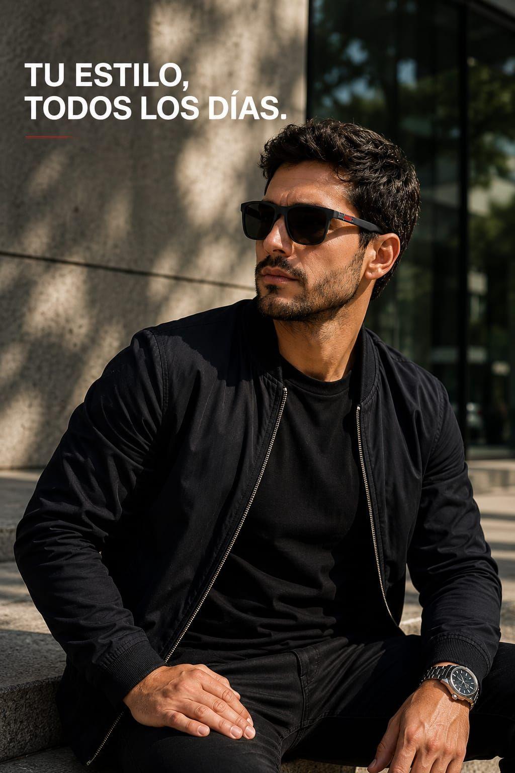 Lentes De Sol De Hombre Polarizados Proteccion Uv400 Casual-1