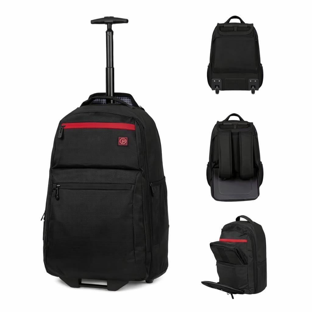 Mochila Con Ruedas Notebook Impermeable Oxford Viaje 47L-0