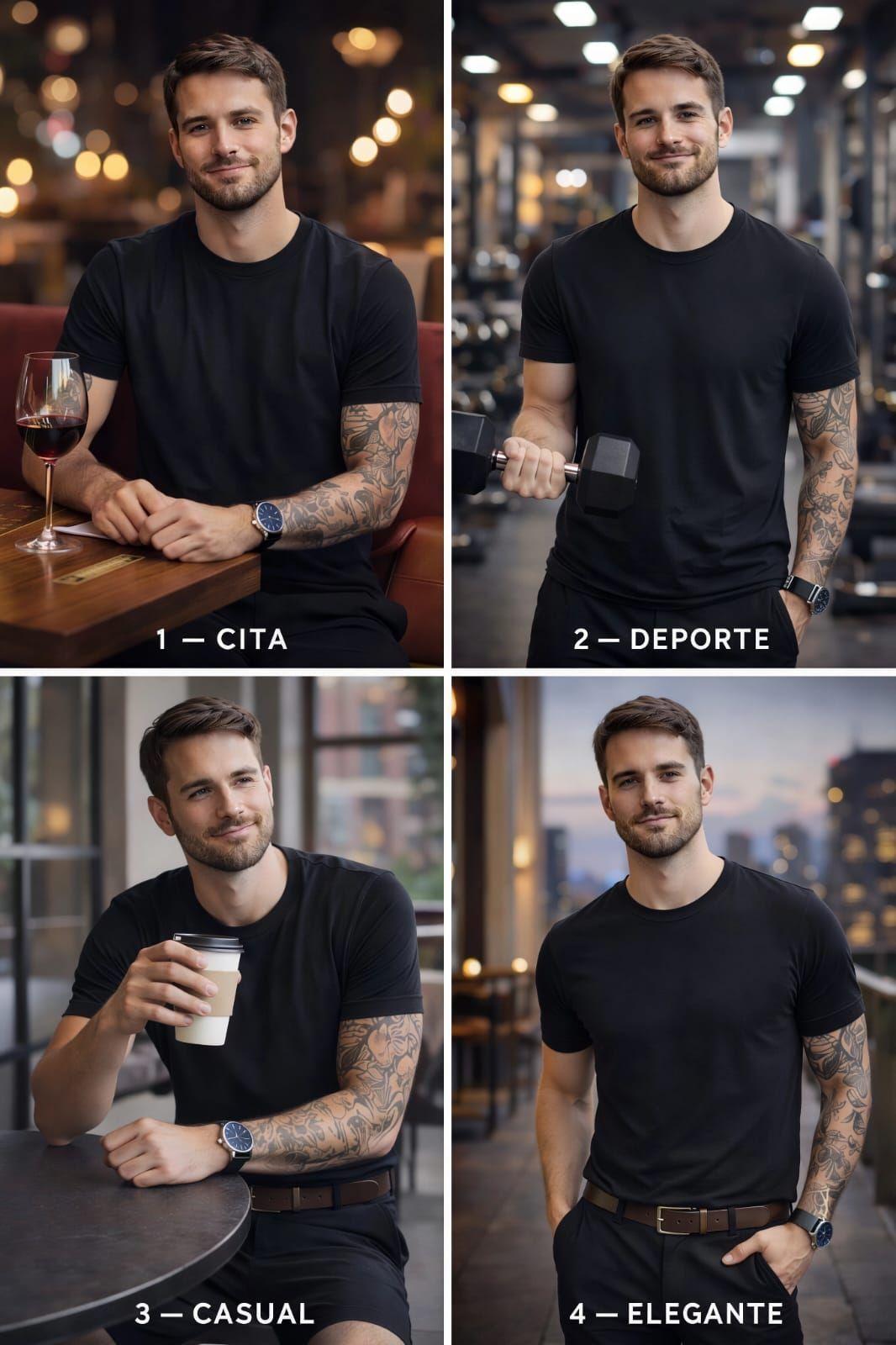 Poleras Cuello Redondo Basicas 100 Algodon Estampar Bordar-5