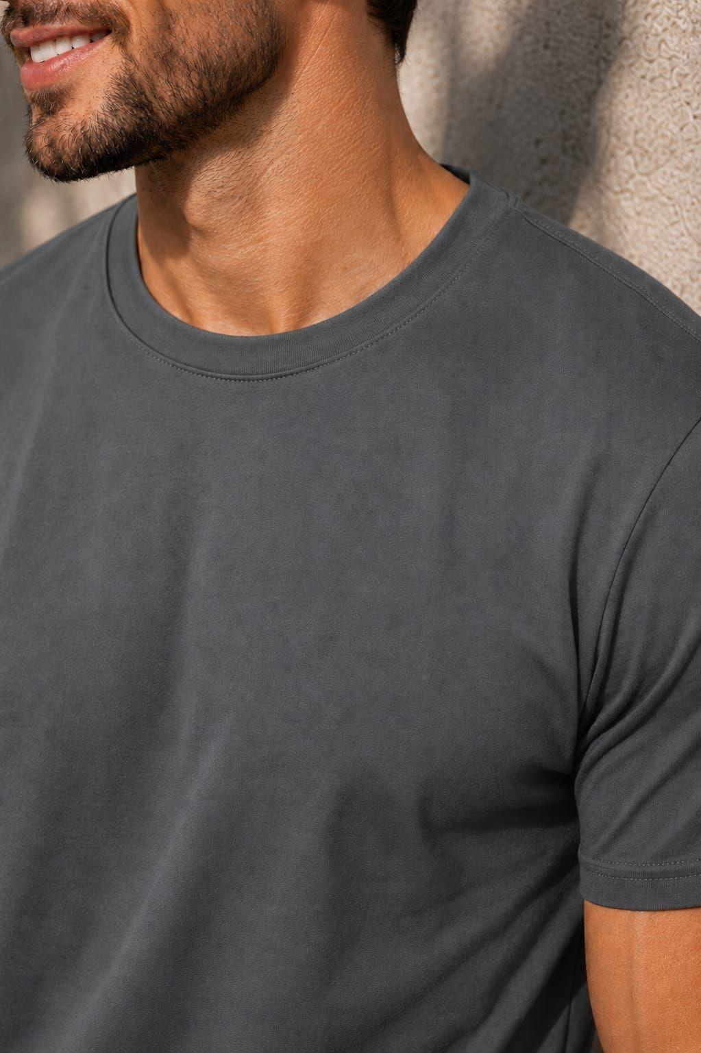 Poleras Cuello Redondo 200G Basicas 100 Algodon Estampar y Bordar-2