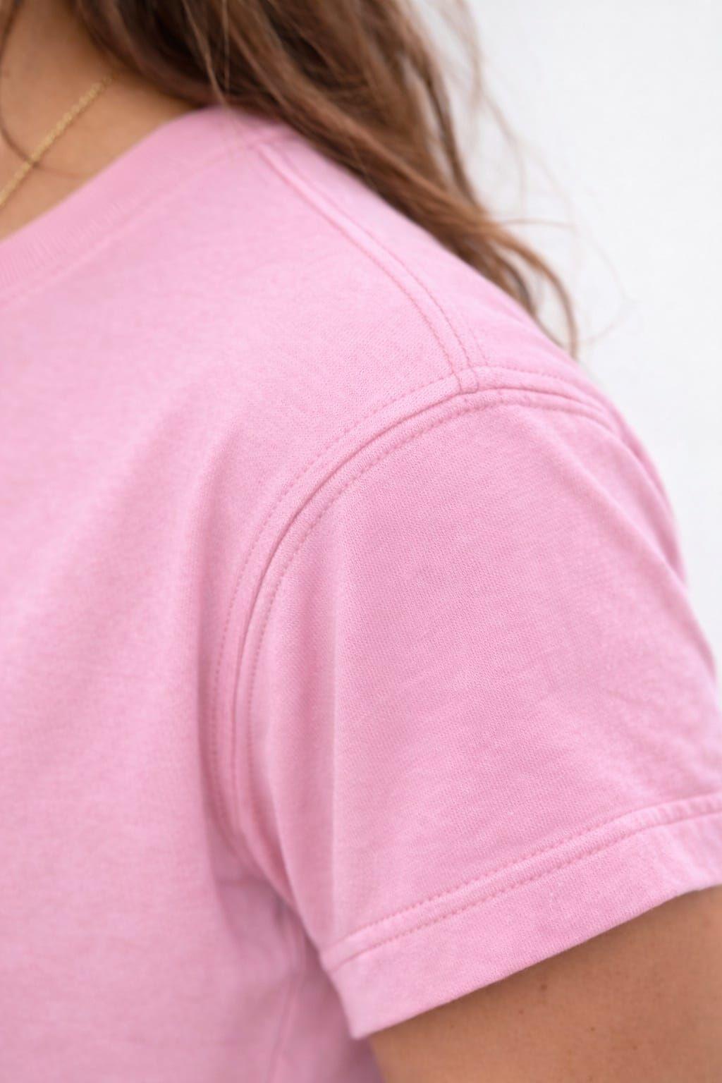 Poleras Basicas Mujer Cuello Redondo 100 Algodon Estampar-2