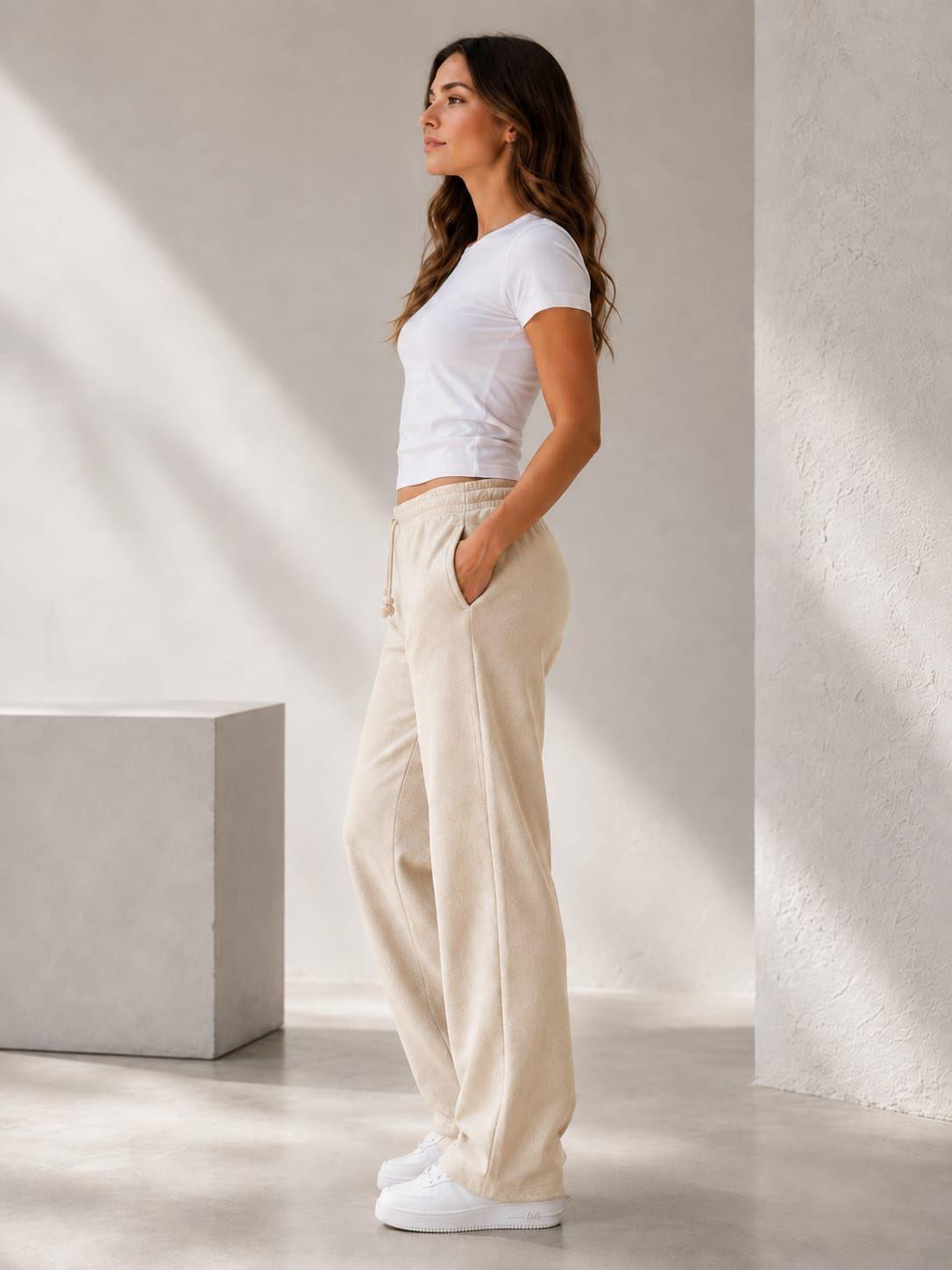 Pantalon De Buzo Baggy Recto Algodon Estampar 240g Ajustable-4