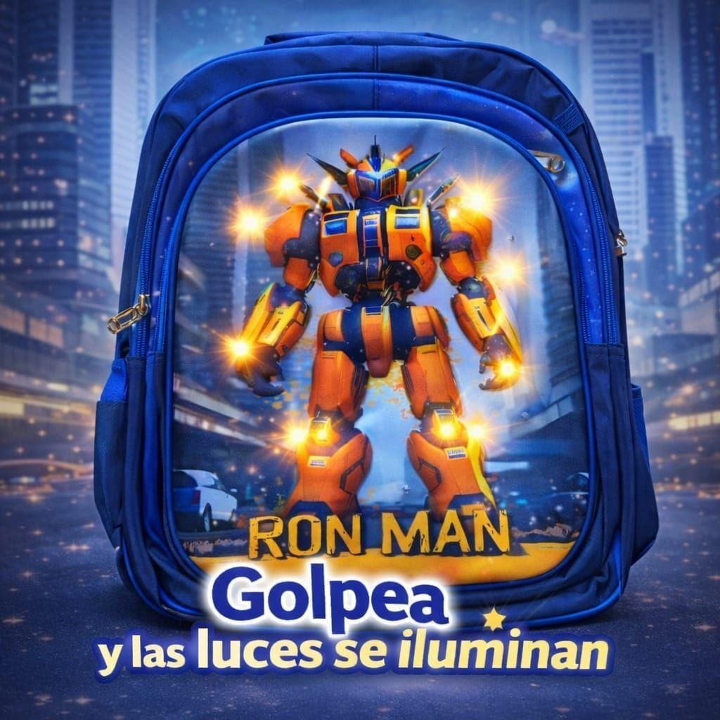 Set Mochila Con Ruedas Escolar Estuche Y Lonchera Infantil Atronauta-3