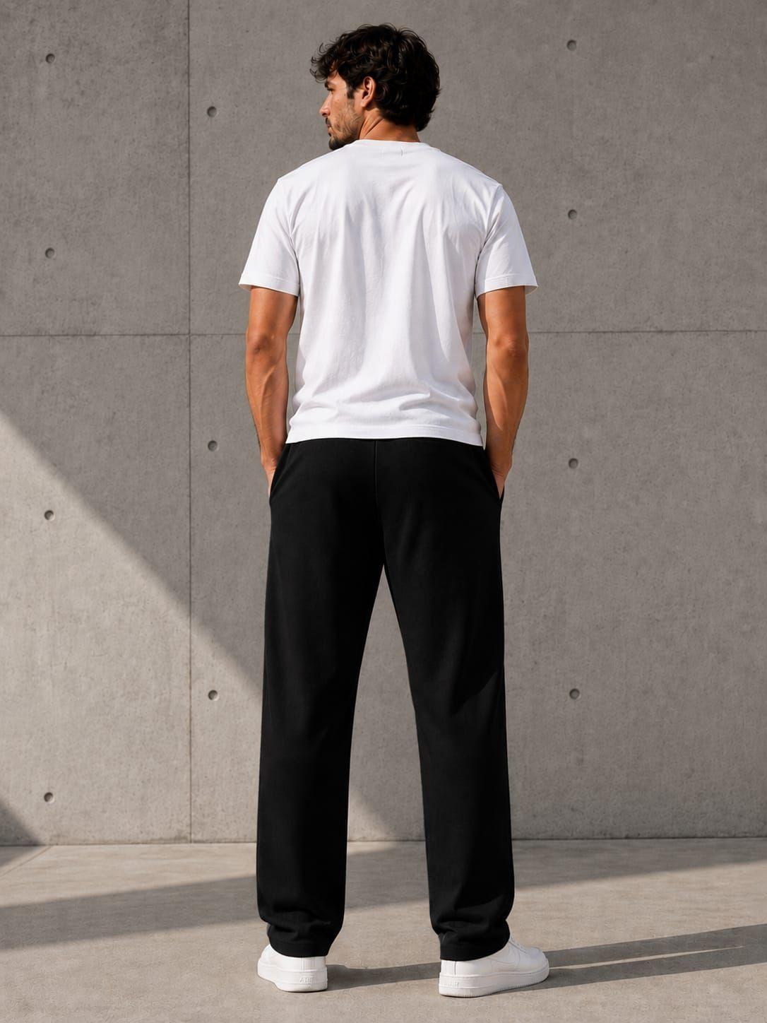 Pantalon Baggy De Buzo Recto Baggi  240g Ajustable Algodon Estampar-2