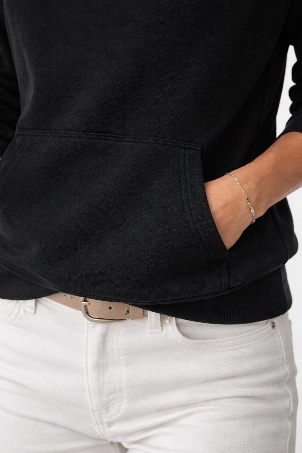 Poleron Canguro Basico 500G Mujer Con Capucha Bordar Estampar-4