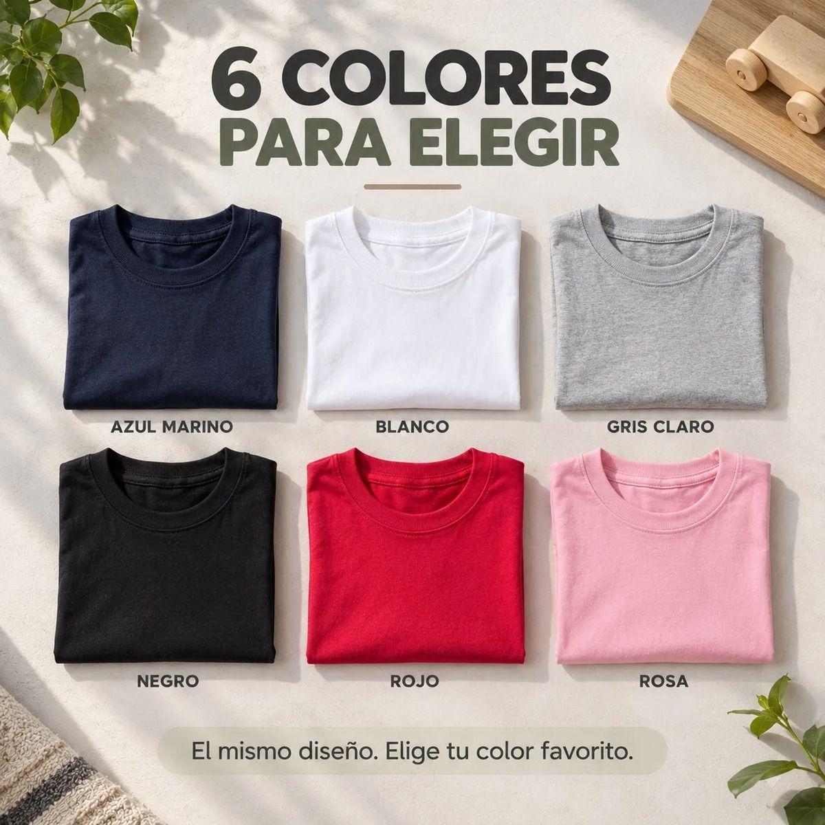 Poleras Niños Basica 100 Algodon Manga Corta Cuello Redondo-2