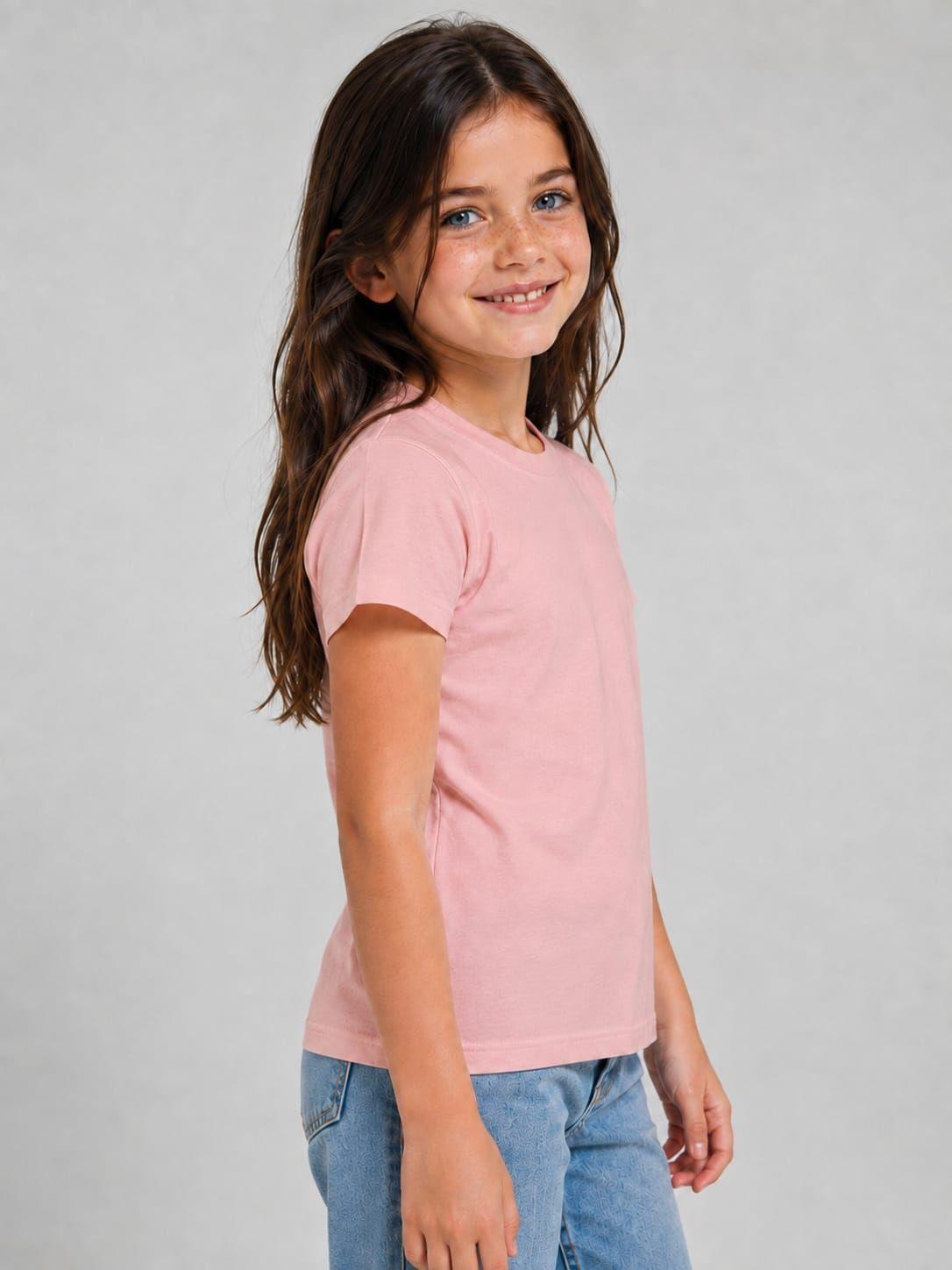 Poleras Ninos Basica 180g Manga Corta 100 Algodon Cuello Redondo-5