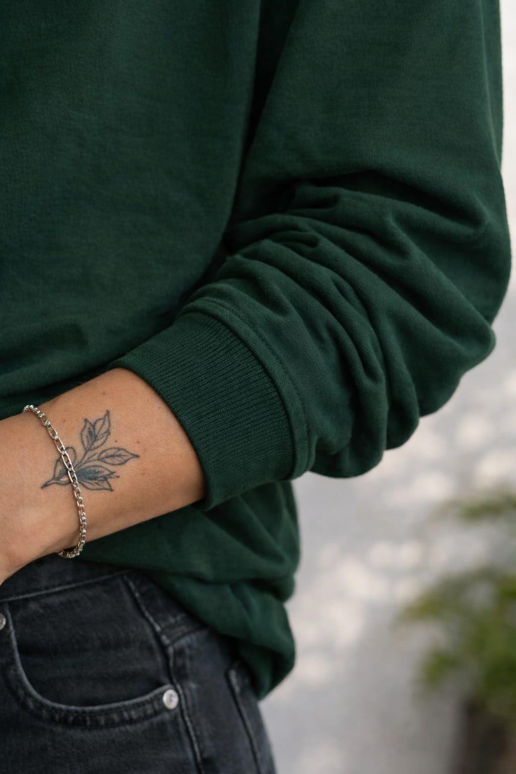 Polera Manga Larga De Mujer Cuello Redondo Basica Estampar-2