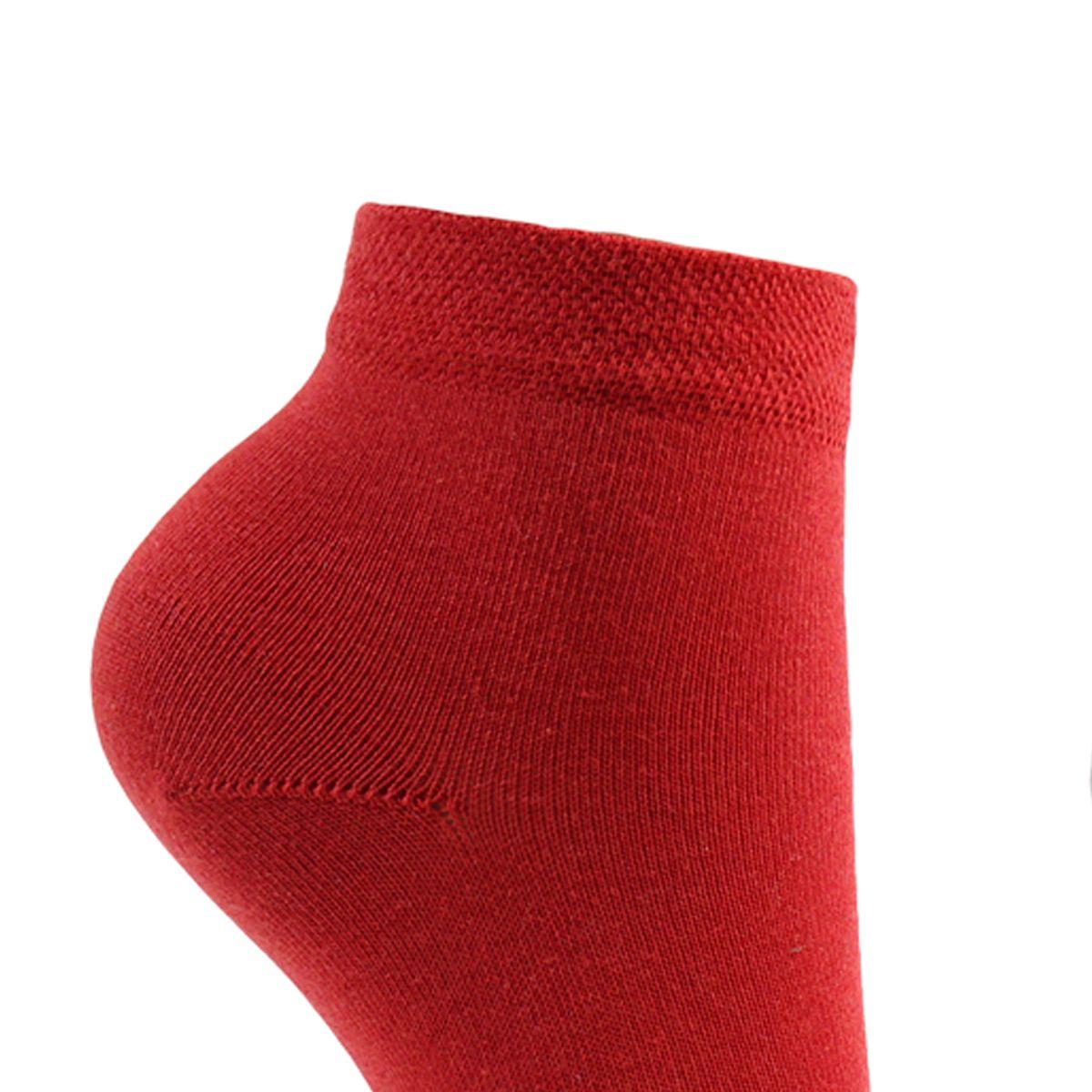 2 Pares Calcetín Bamboo Colores Largo 1/4 Malva-3