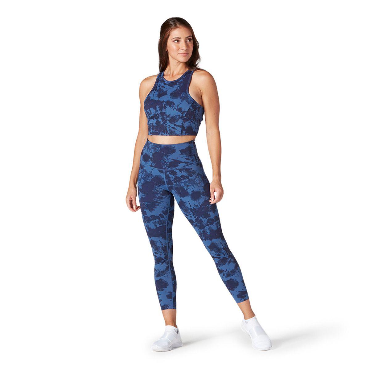 Calza High Waisted Azul Tavi-3